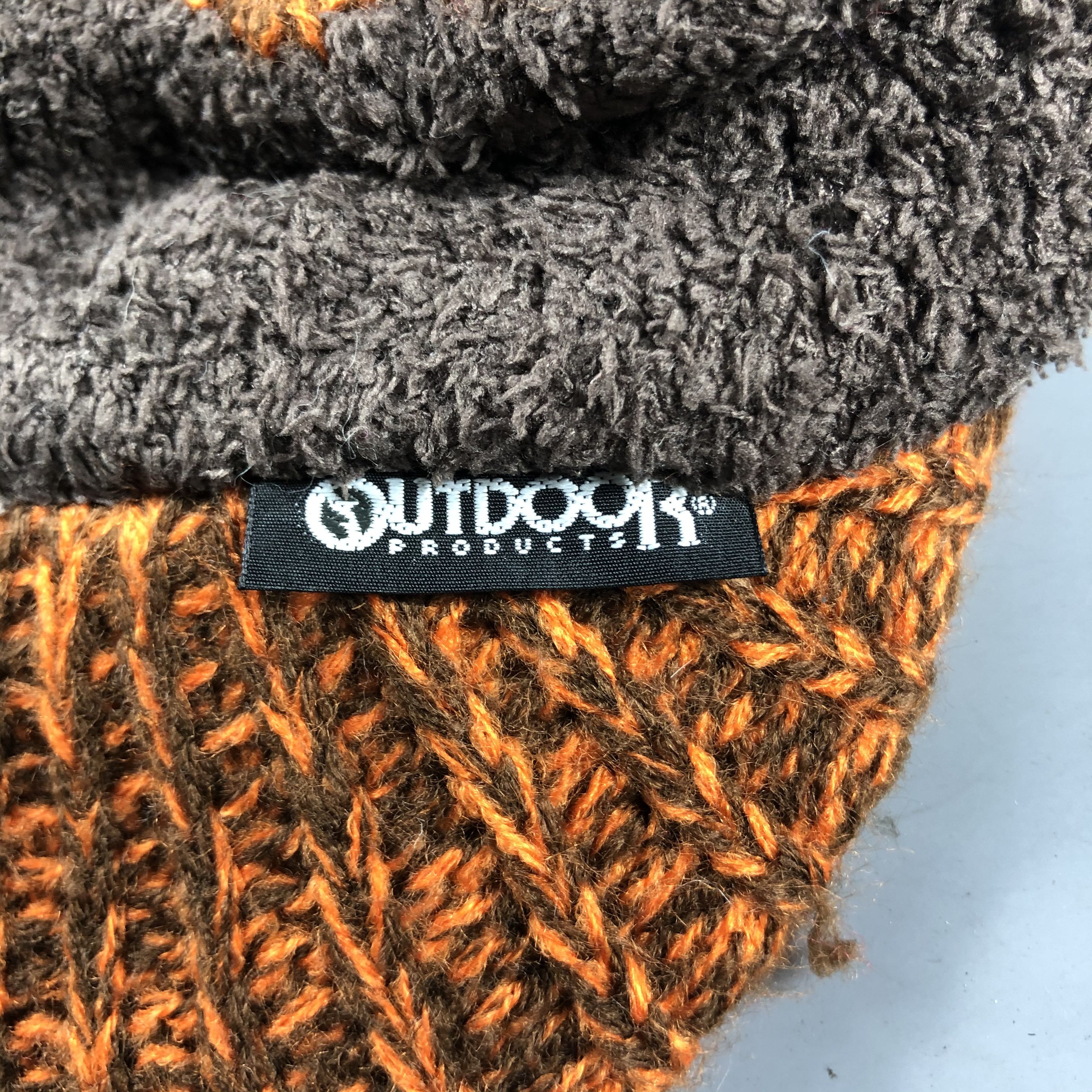 Vintage Outdoor Stripe Visor Beanie Snow Hat Snow Cap -D620 Size ONE SIZE - 4 Thumbnail