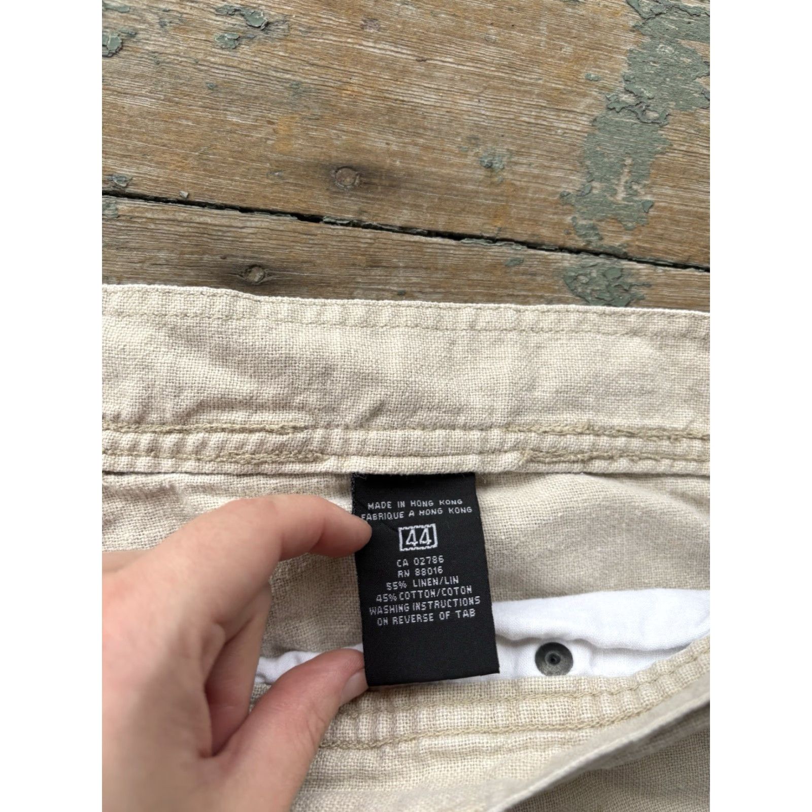 Pelle Pelle Vintage Pelle Pelle Set Mens 3XL Top and Shorts Linen Blend y2k Size US XXL / EU 58 / 5 - 5 Thumbnail