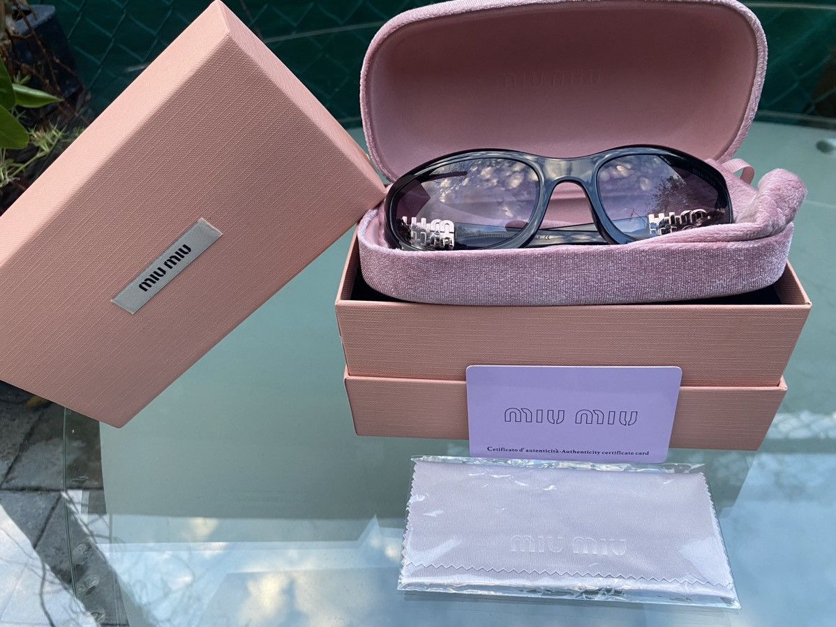 Miu Miu MIU MIU A03 Sunglasses Size ONE SIZE - 3 Thumbnail