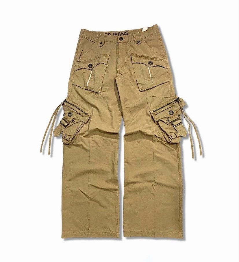 image of 20471120 x Hysteric Glamour Japanese Multi Cargo Bondage Design Travis Style in Mustard (Size 34)