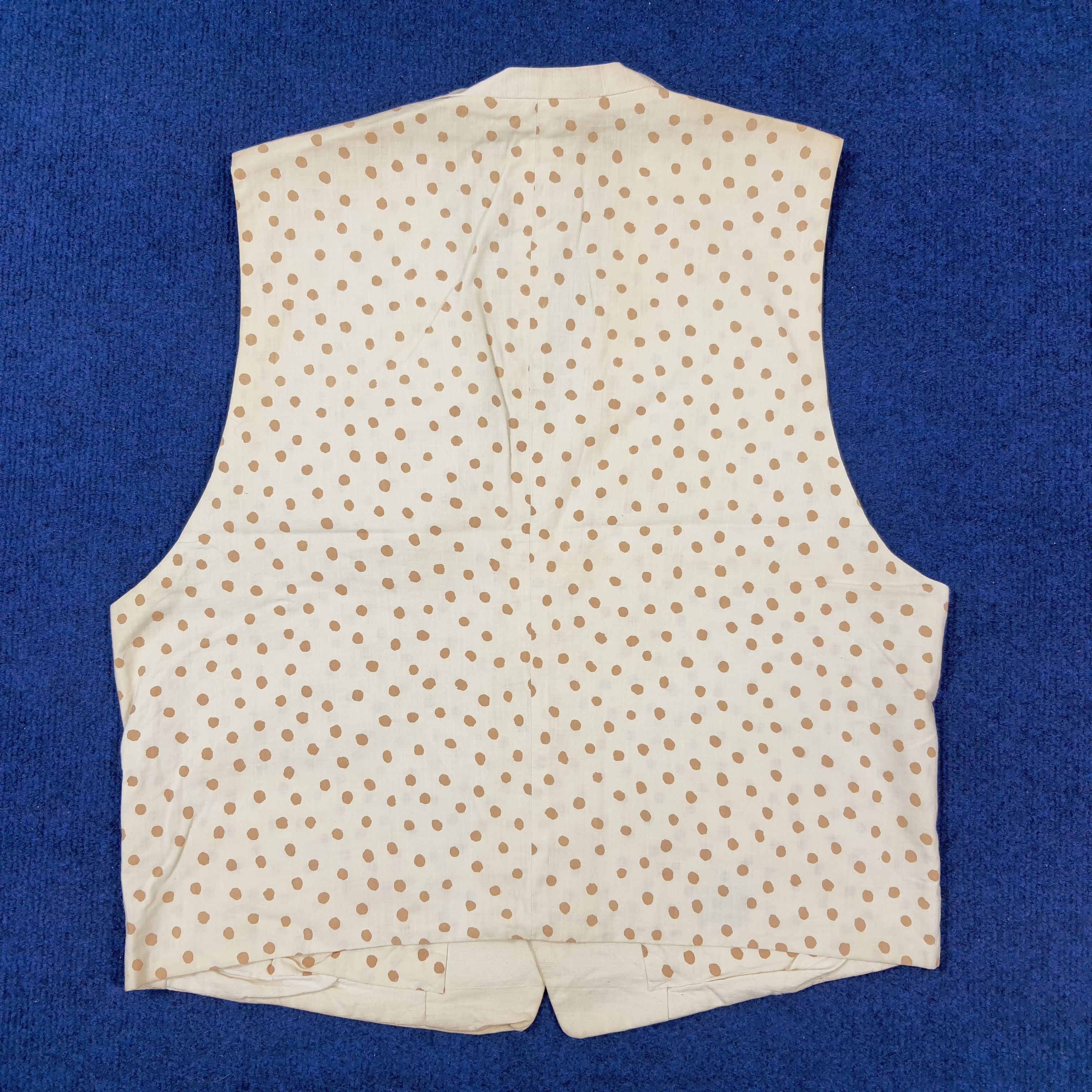 Issey Miyake × Japanese Brand × Vintage Vintage Issey Miyake Japan Designer Brand Polka Dot Vests Size US M / EU 48-50 / 2 - 2 Thumbnail