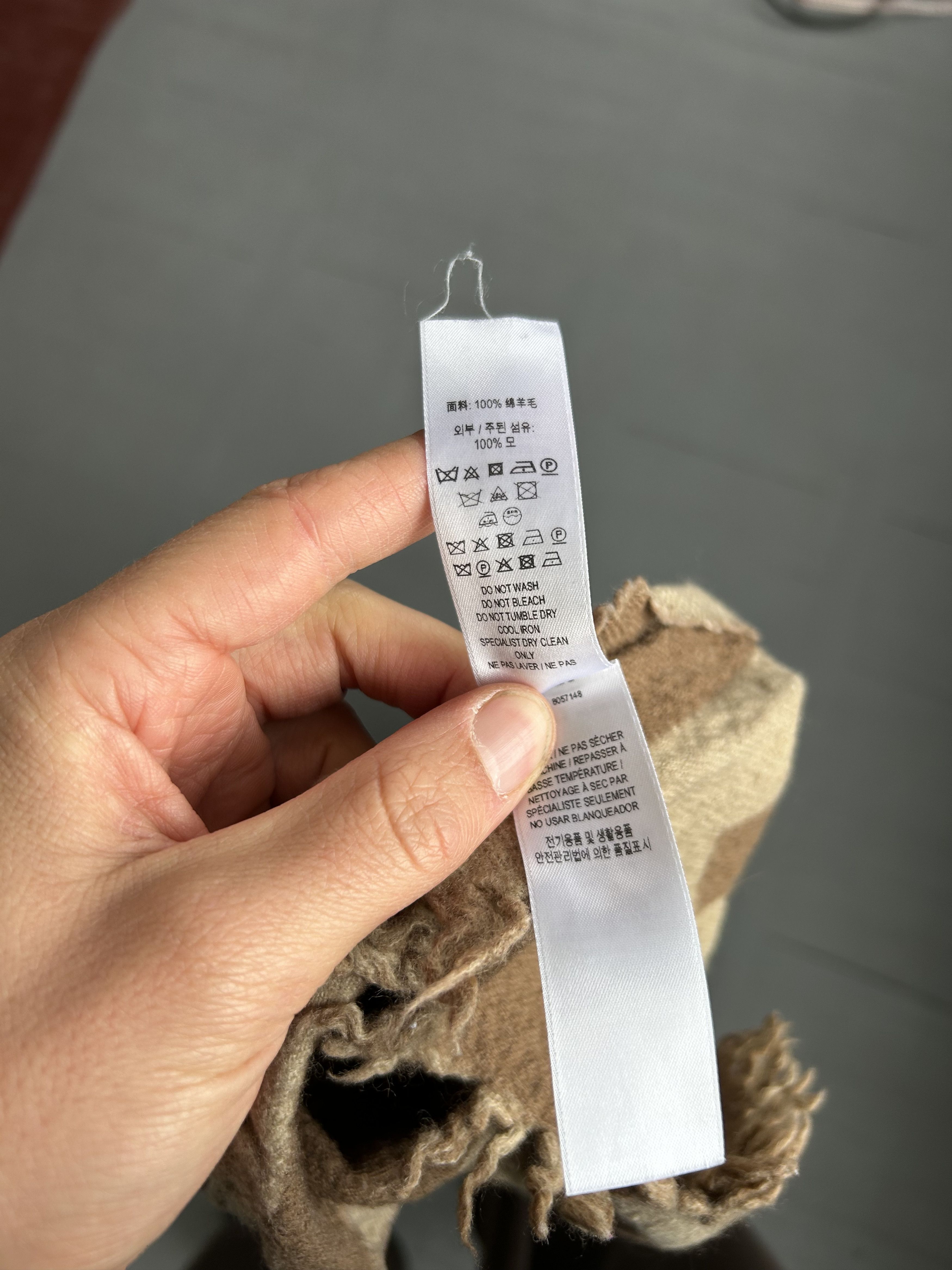 Burberry × Vintage Burberry Scarf Wool Scarves Size ONE SIZE - 6 Thumbnail