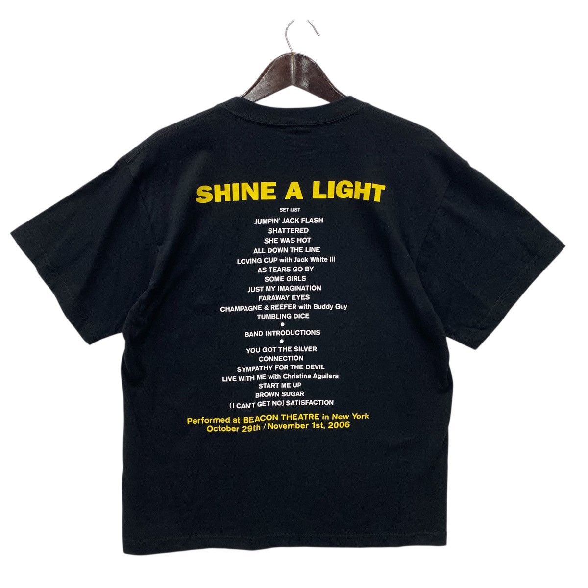 Band Tees 💥VINTAGE THE ROLLING STONES band shine a light tour shirt Size US L / EU 52-54 / 3 - 2 Thumbnail