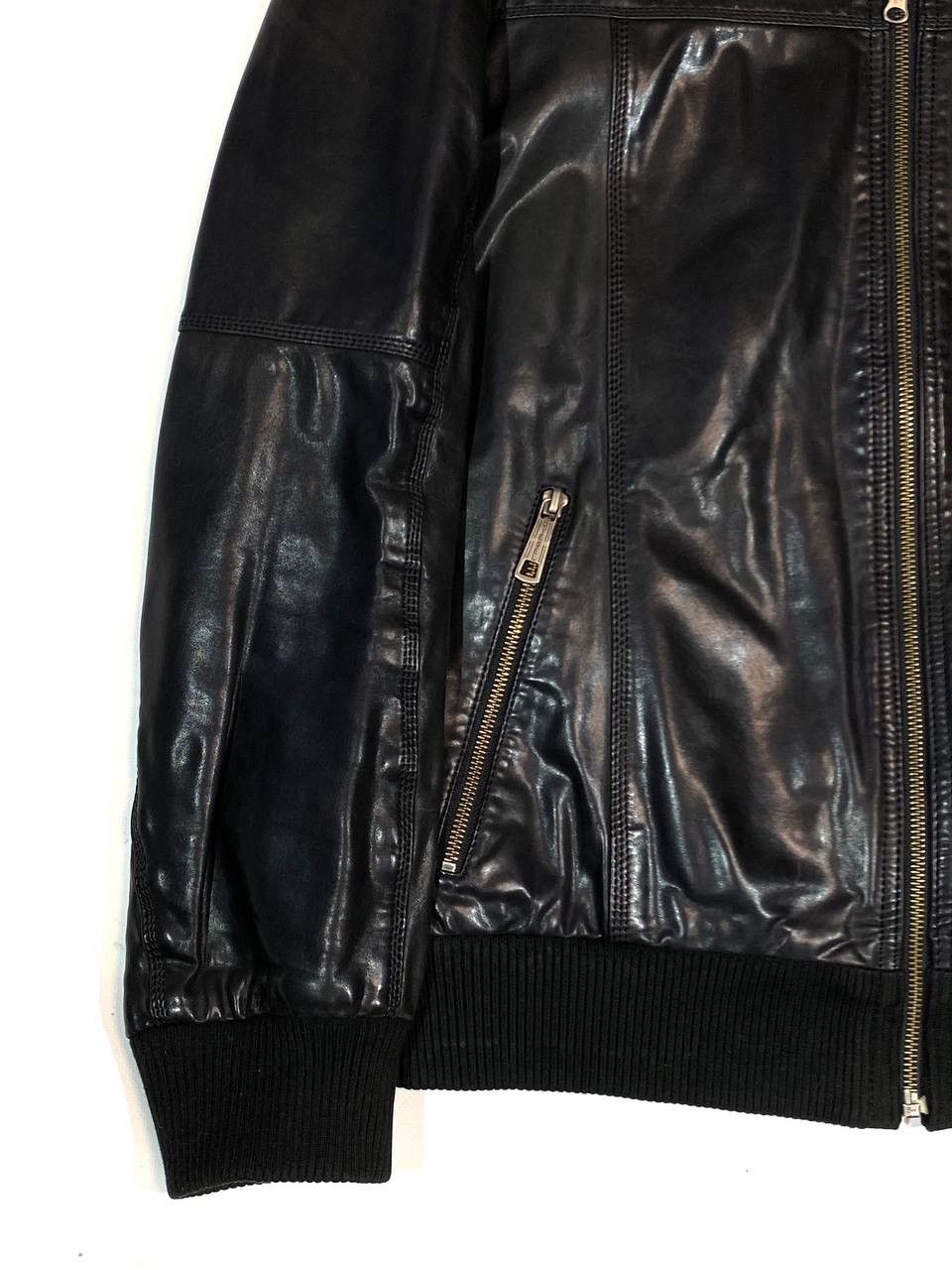 Diesel Diesel Men Leather Jacket Size US L / EU 52-54 / 3 - 7 Thumbnail