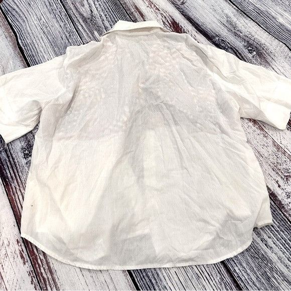 Vintage Vintage Willow Bay Patriotic Flag Wide Sleeve Button Down Sh Size XL / US 12-14 / IT 48-50 - 3 Thumbnail