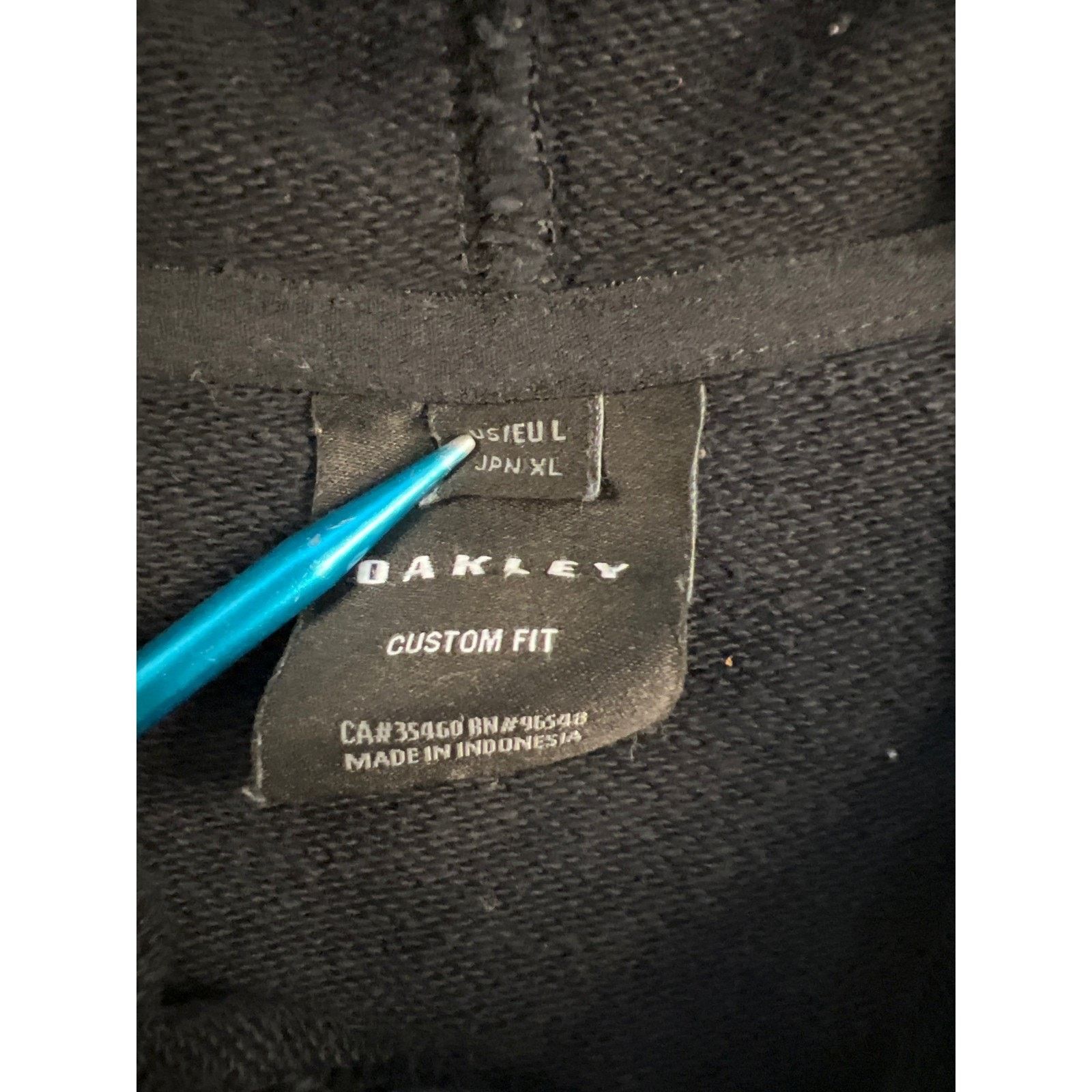 Oakley Oakley Mens Black Graphic Logo Pullover Hoodie Sweatshirt L Size US L / EU 52-54 / 3 - 3 Thumbnail