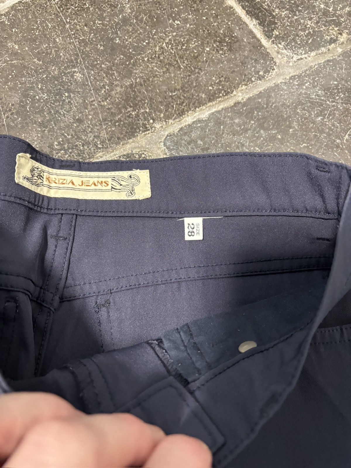 Krizia Vintage Krizia Jeans Skinny Jeans Luster Waxed Tight 26 Size 26" / US 2 / IT 38 - 7 Thumbnail
