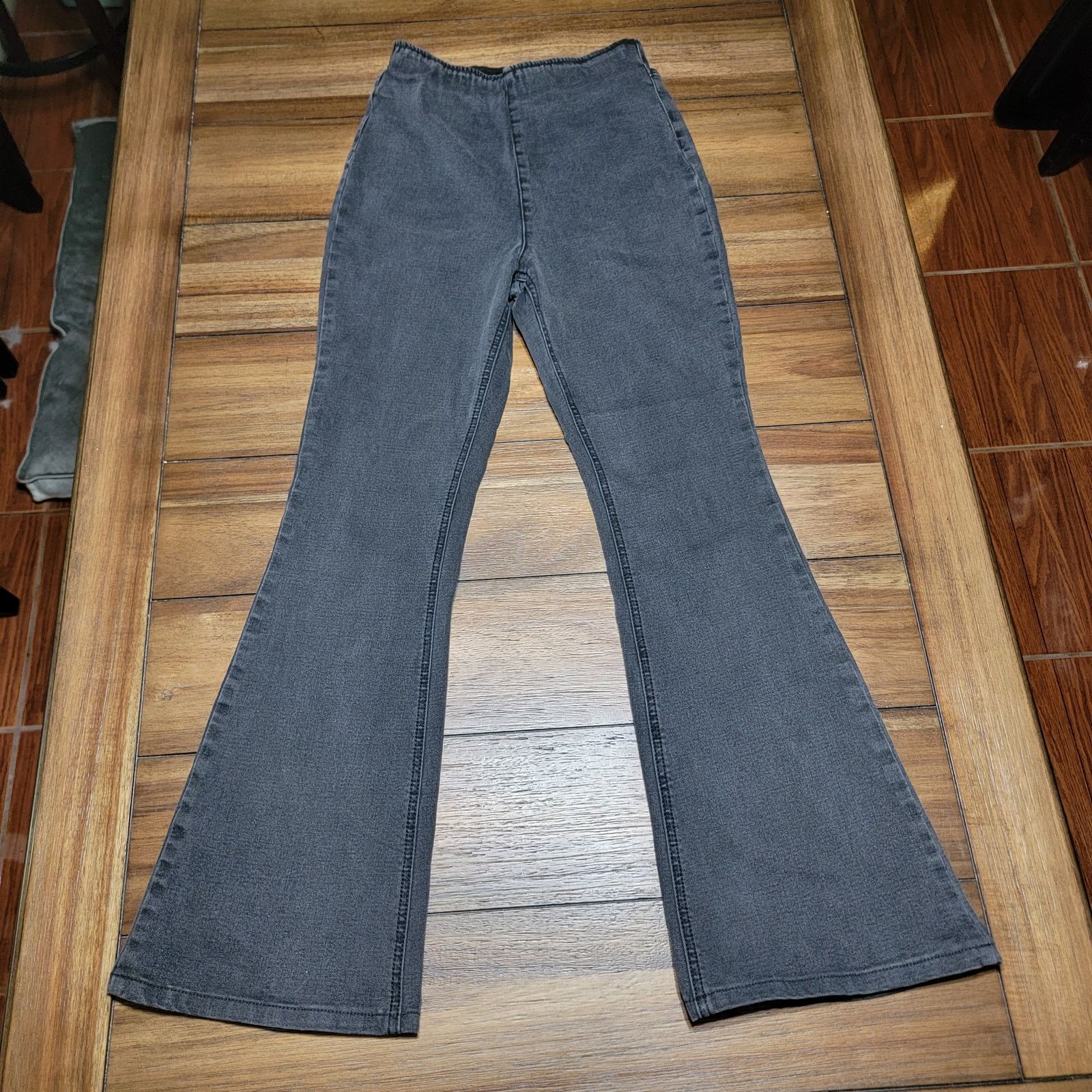 Other Knox Rose Black Denim Curvy Flare Jeans - Size Small Size 24" / US 00 / IT 34 - 1 Thumbnail