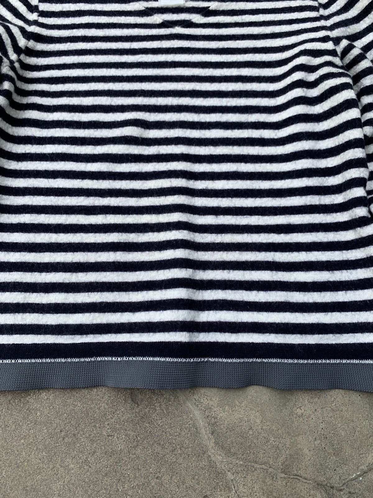 Comme des Garcons Archive Comme des Garcons Striped Wool Crop Sweater Size M / US 6-8 / IT 42-44 - 11 Thumbnail