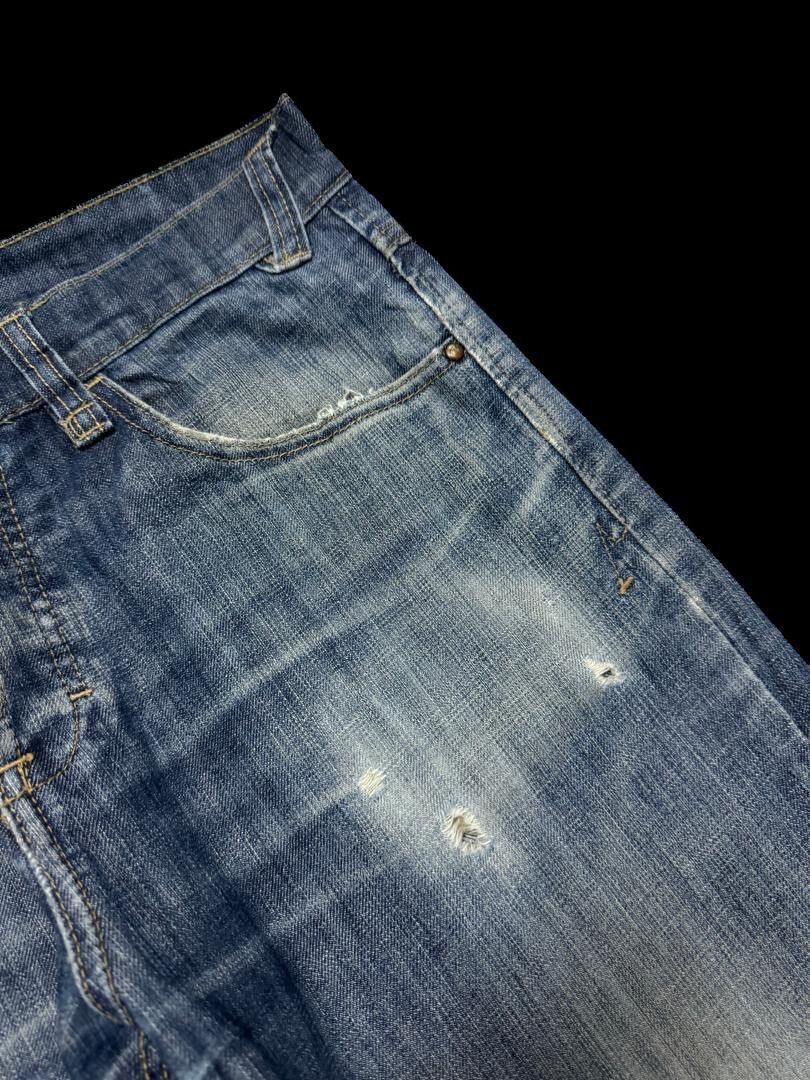 Rip Curl Vintage 90s Rip Curl Thrashed Faded Distressed Rare Seasons Size US 33 - 7 Thumbnail