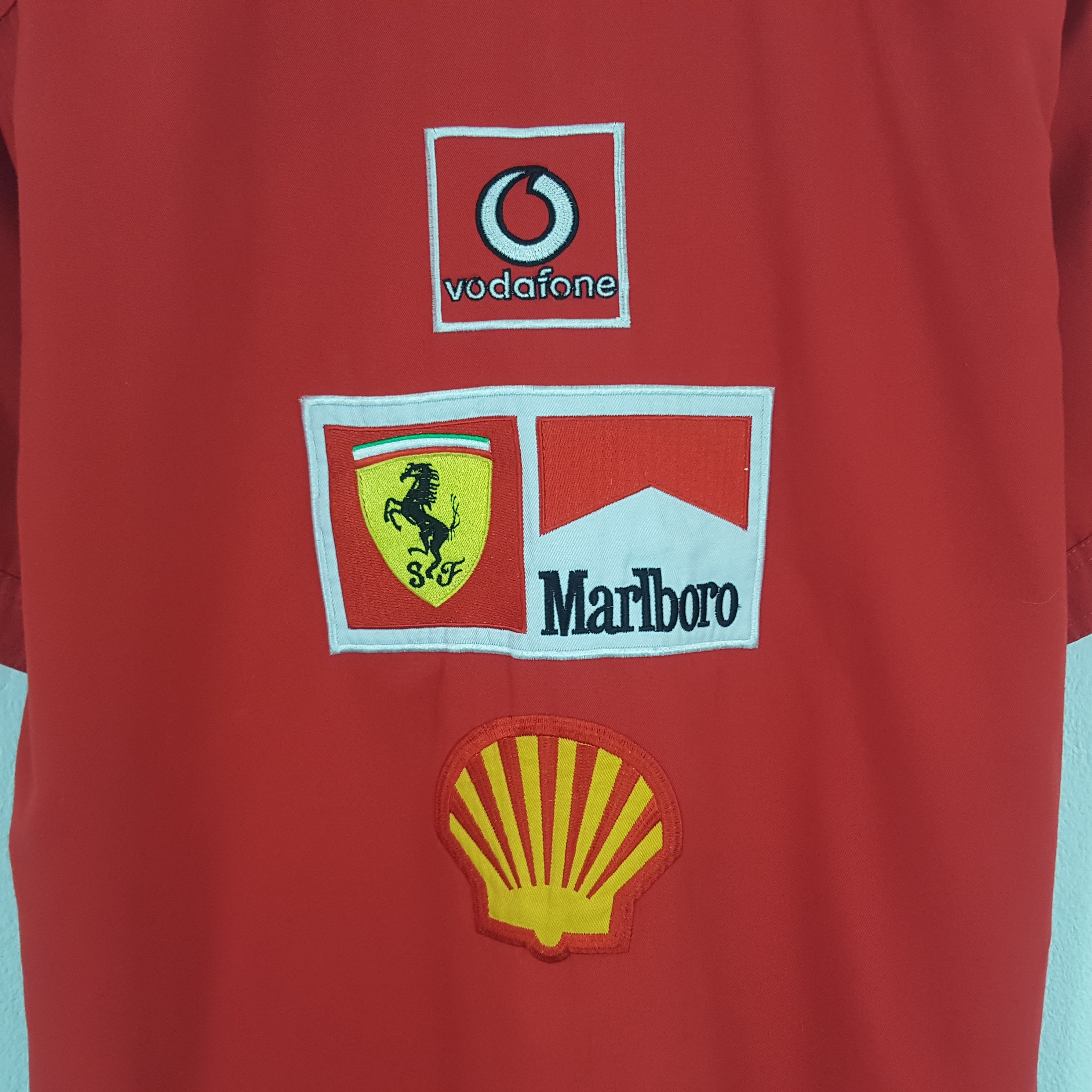 Ferrari × Marlboro × Vintage Vintage Ferrari X Marlboro Racing Button Up Shirt Size US L / EU 52-54 / 3 - 2 Thumbnail
