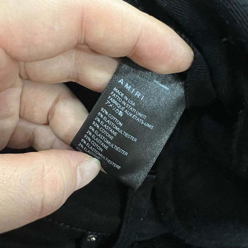 Amiri Amiri Black Trousers Size US 33 - 4 Thumbnail