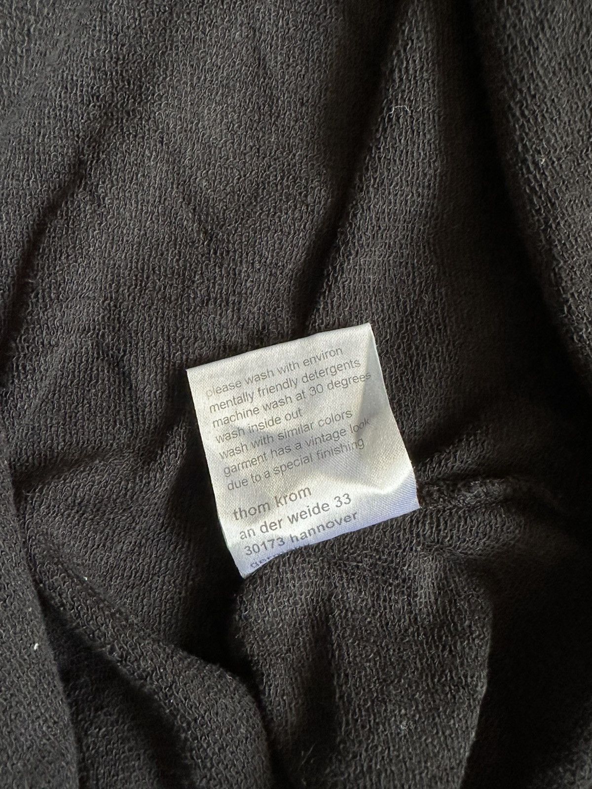 Thom Krom Thom Krom stealth avant garde hoodie Black M Size US M / EU 48-50 / 2 - 7 Thumbnail