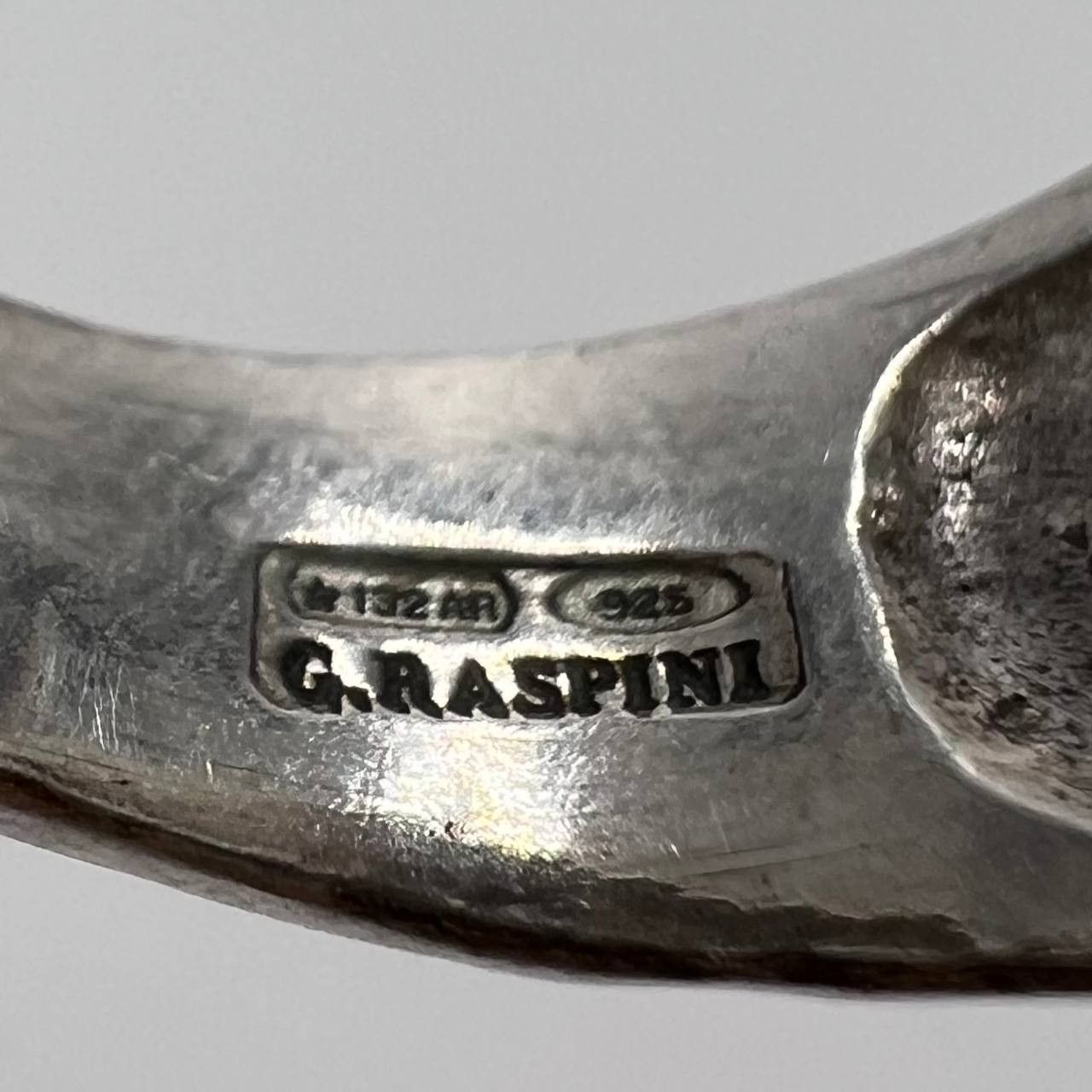 Sterling Silver Raspini Italy Vintage Sterling Silver 925 Ring Size 9.5 Size ONE SIZE - 6 Thumbnail