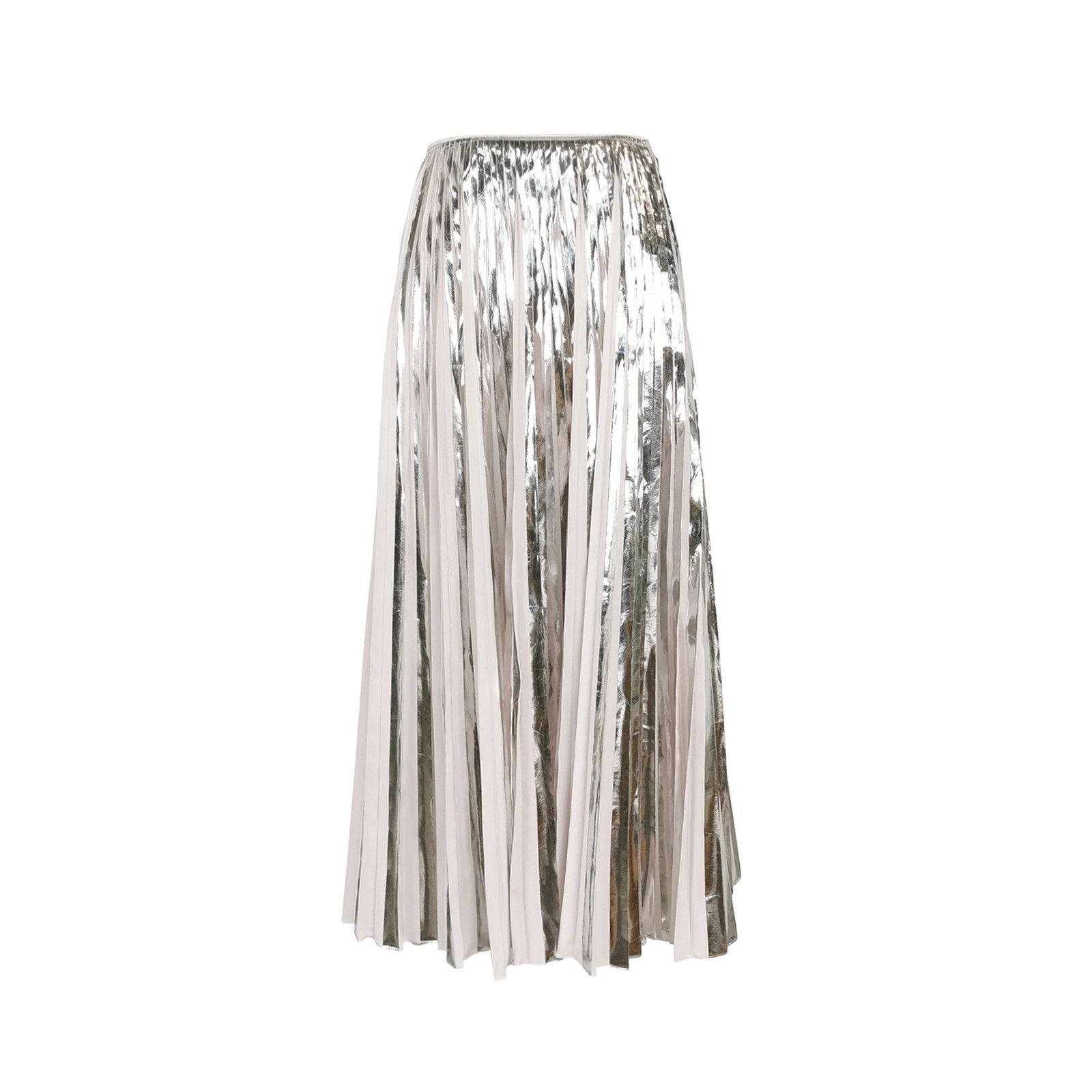 Marni Marni Metallic Pleated Midi Skirt Size 36 Size 25" / US 0 / IT 36 - 1 Thumbnail