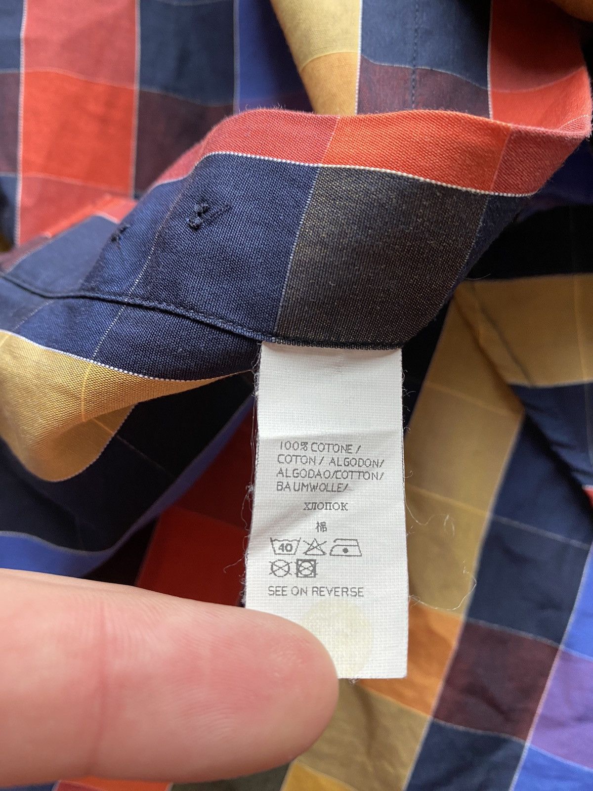 Paul & Shark Paul & Shark Yachting Geometric Shirt Button Made in Italy Size US XL / EU 56 / 4 - 11 Thumbnail