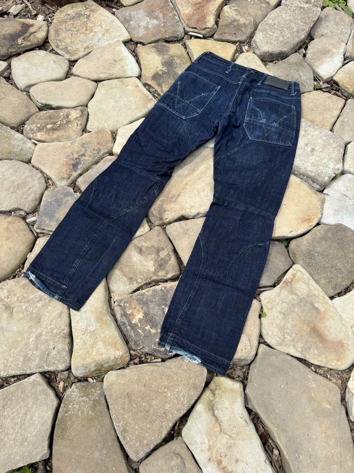 G-Star Vintage G-Star Elwood Indigo Y2k Jeans Pants Size US 33 - 3 Thumbnail