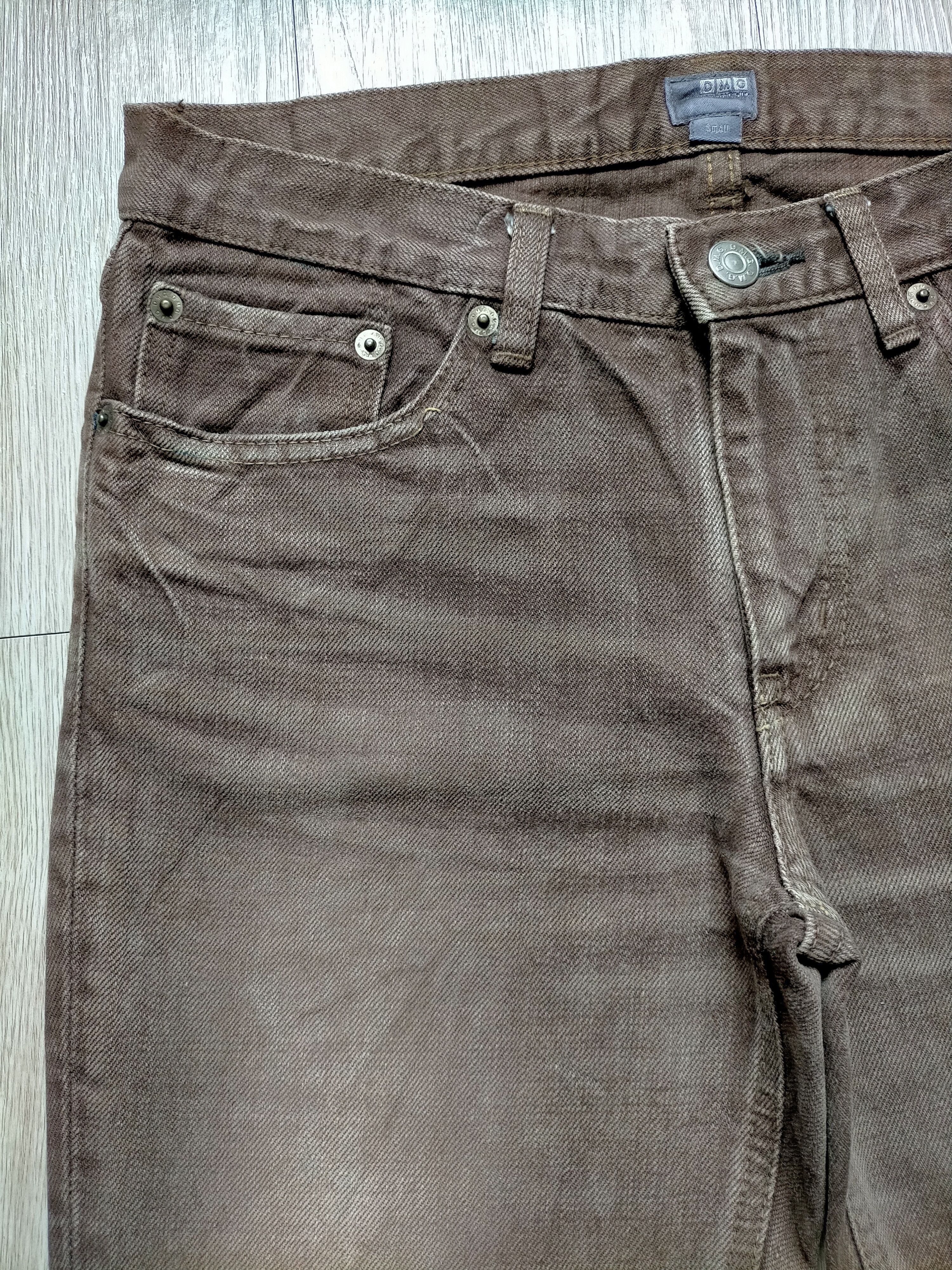 If Six Was Nine Flare Jeans D.M.G Domingo Boot cut Brown Denim Size US 29 - 4 Thumbnail
