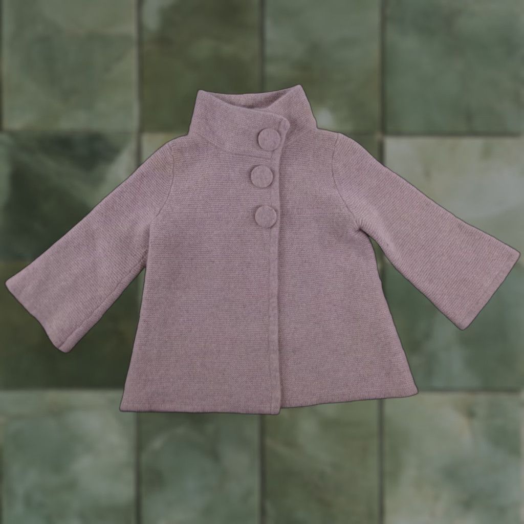 Vintage VINTAGE Jillian Jones Women's Sweater Cardigan 3/4 Sleeve Pink Wool Angora Cotton Classic 90s Casual Size S / US 4 / IT 40 - 1 Thumbnail