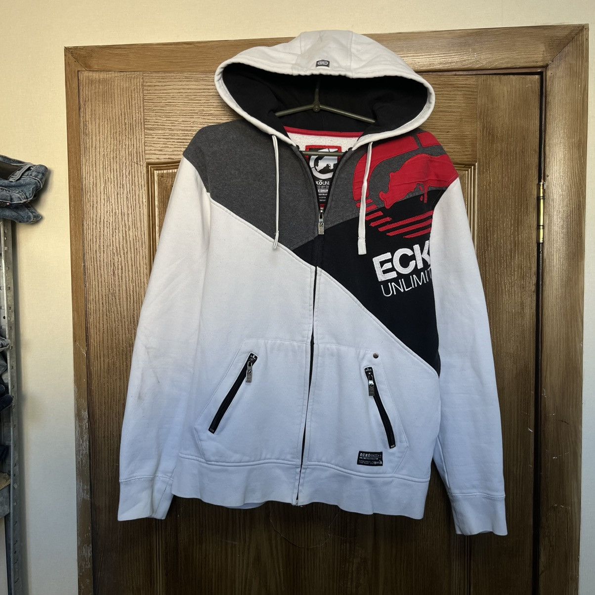Ecko Unltd. Vintage Y2K Ecko UNLTD Zip Hoodie If Six Was Nine Style Size US M / EU 48-50 / 2 - 1 Thumbnail