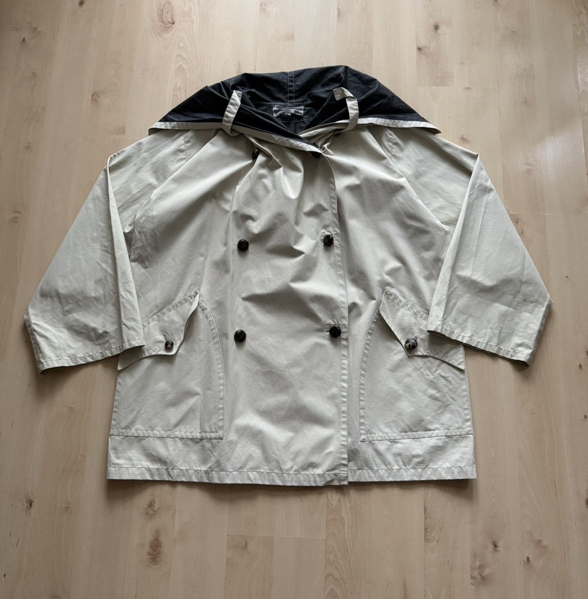 Ivan Grundahl Ivan Grundahl Linea S oversized trench pea coat | Grailed