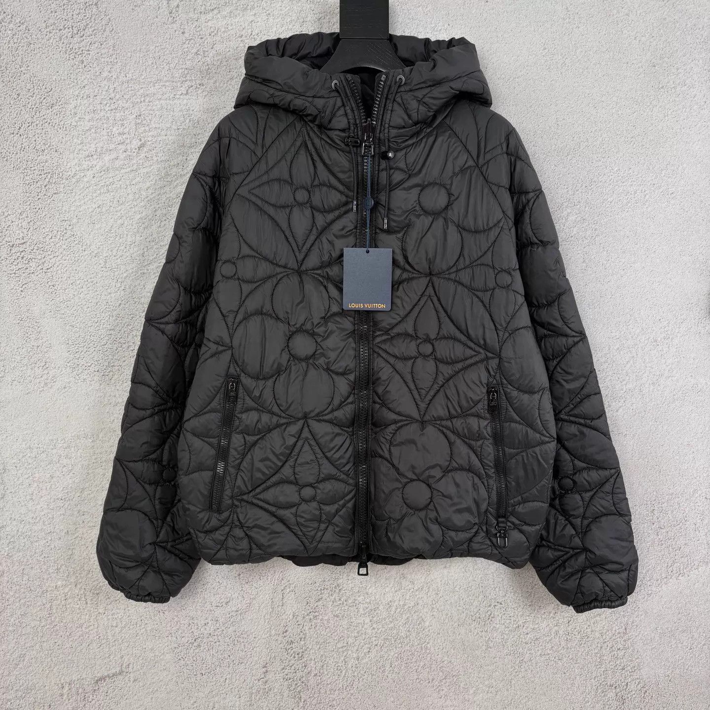 Louis Vuitton LV Black Monogram Double-Faced Cotton Jacket 52 Size US L / EU 52-54 / 3 - 1 Thumbnail