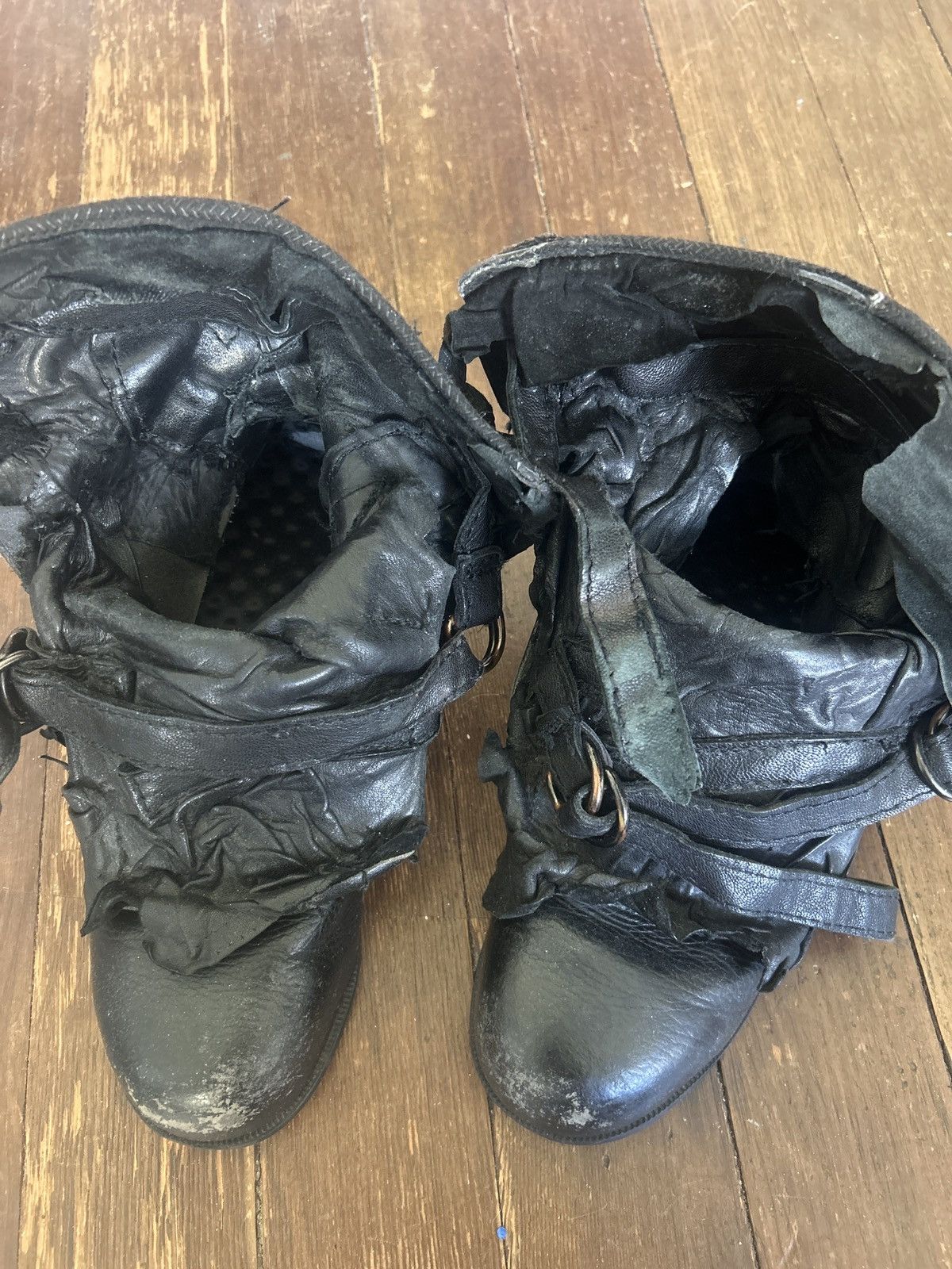 Yasuyuki Ishii Yasuyuki ishii leather apocalypse sneaker Size US 8.5 / EU 41-42 - 5 Thumbnail