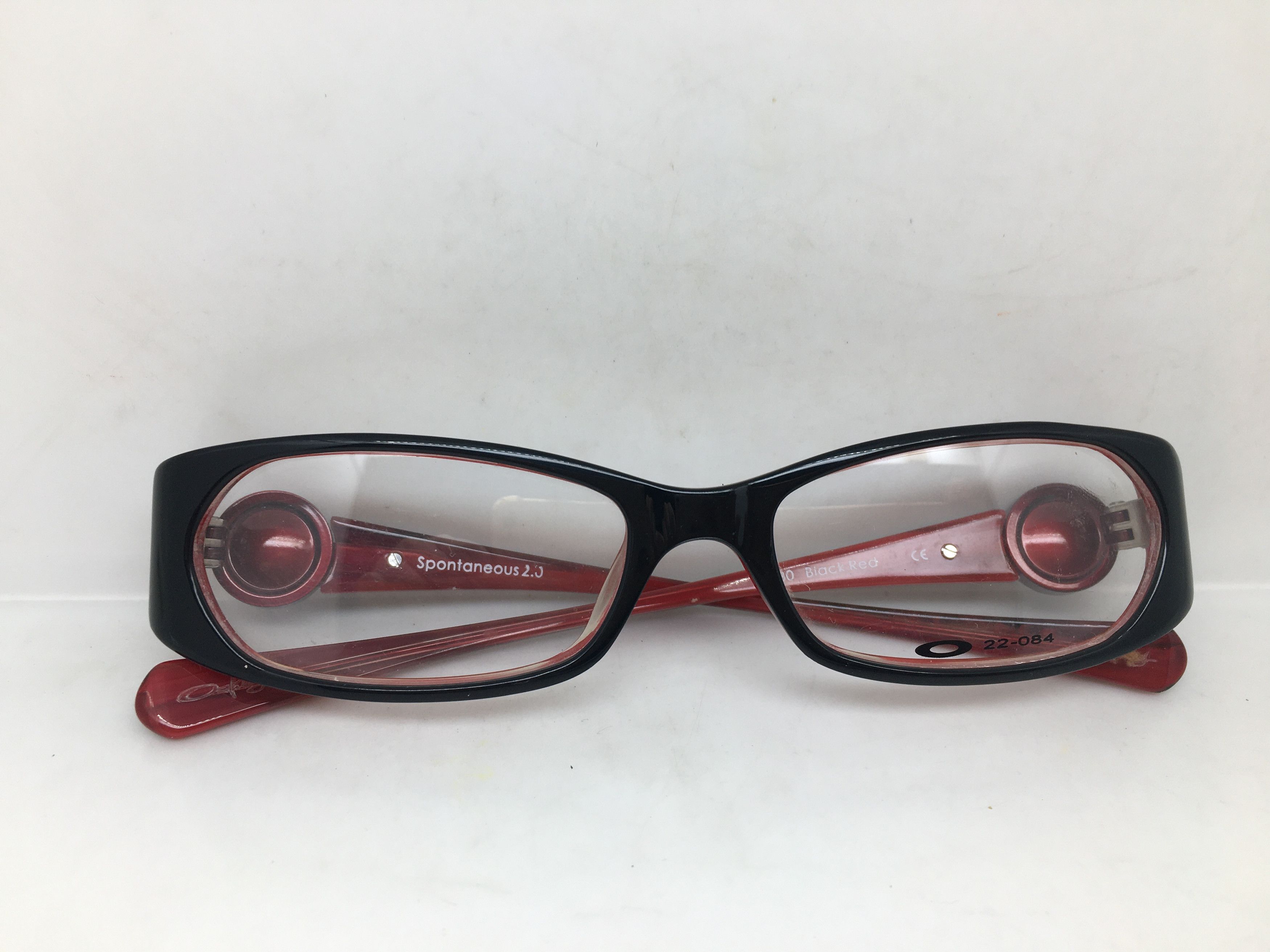 Oakley OAKLEY Spontaneous 2.0 Black Red RX Eyeglasses Frame Size ONE SIZE - 7 Thumbnail