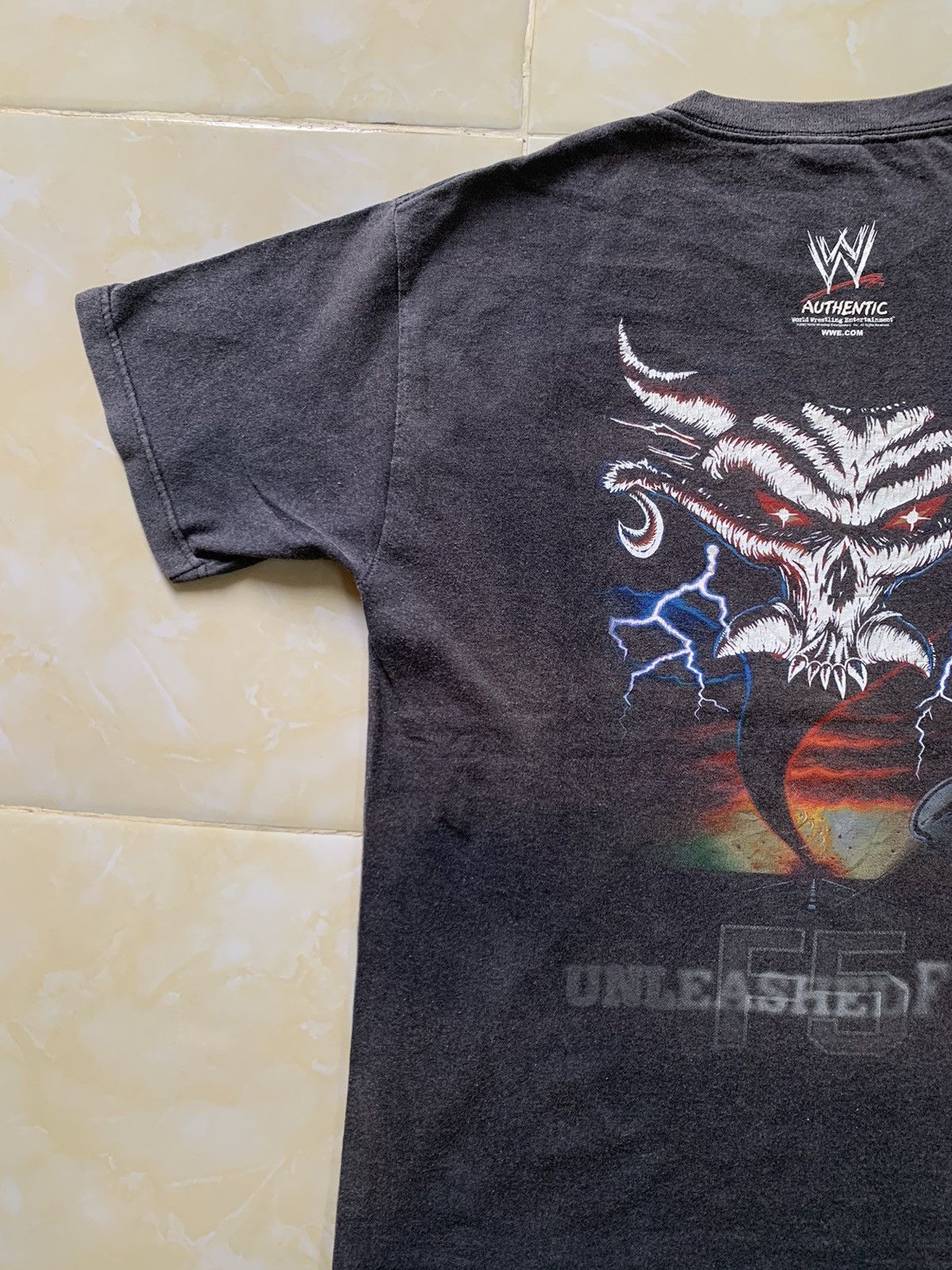 WWE VINTAGE WWE AUTHENTIC UNLEASHED FURY RARE TEE Size US M / EU 48-50 / 2 - 10 Thumbnail
