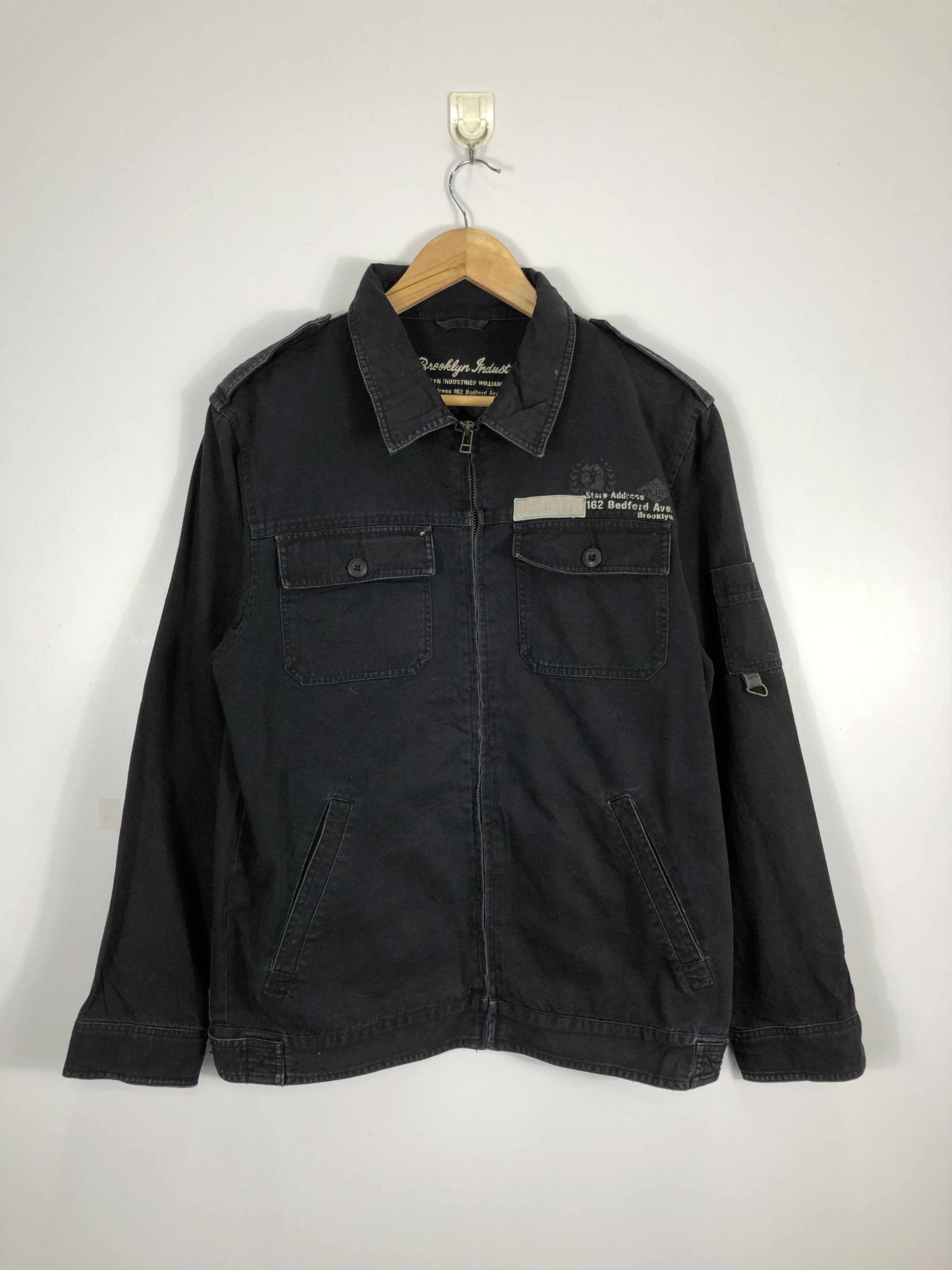Vintage Vintage Brooklyn Industries Denim Jacket J0659 Size US M / EU 48-50 / 2 - 1 Thumbnail