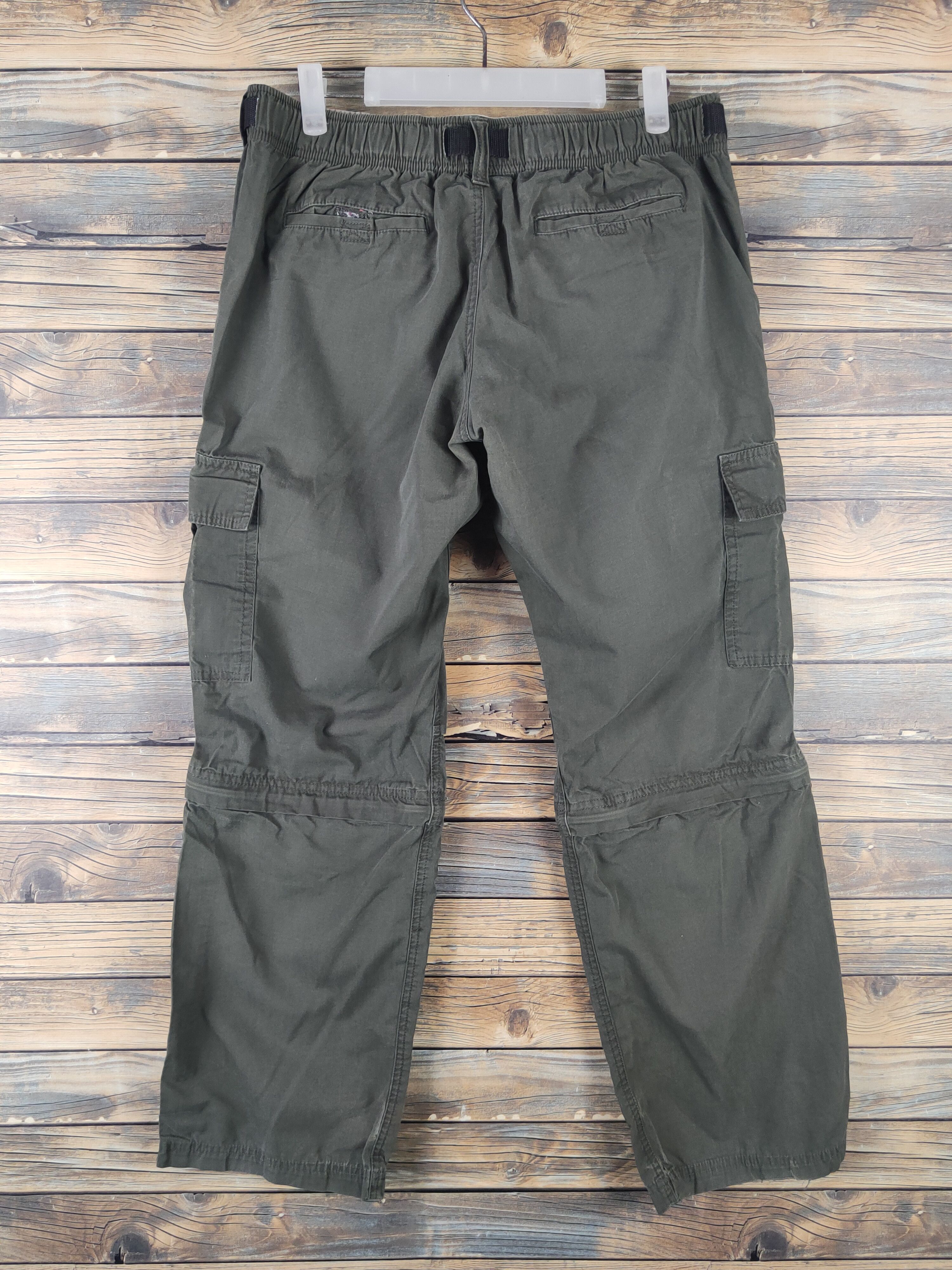 Japanese Brand DL Japanese Brand Dark Olive Multipocket Cargo Pants #2145 Size US 32 / EU 48 - 7 Thumbnail