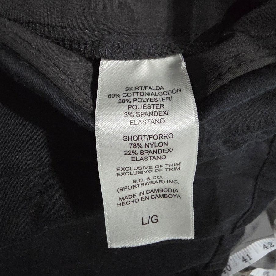 Other S.C. & CO. Sportswear Black Tummy Control Skort Pockets - L Size 33" - 4 Thumbnail