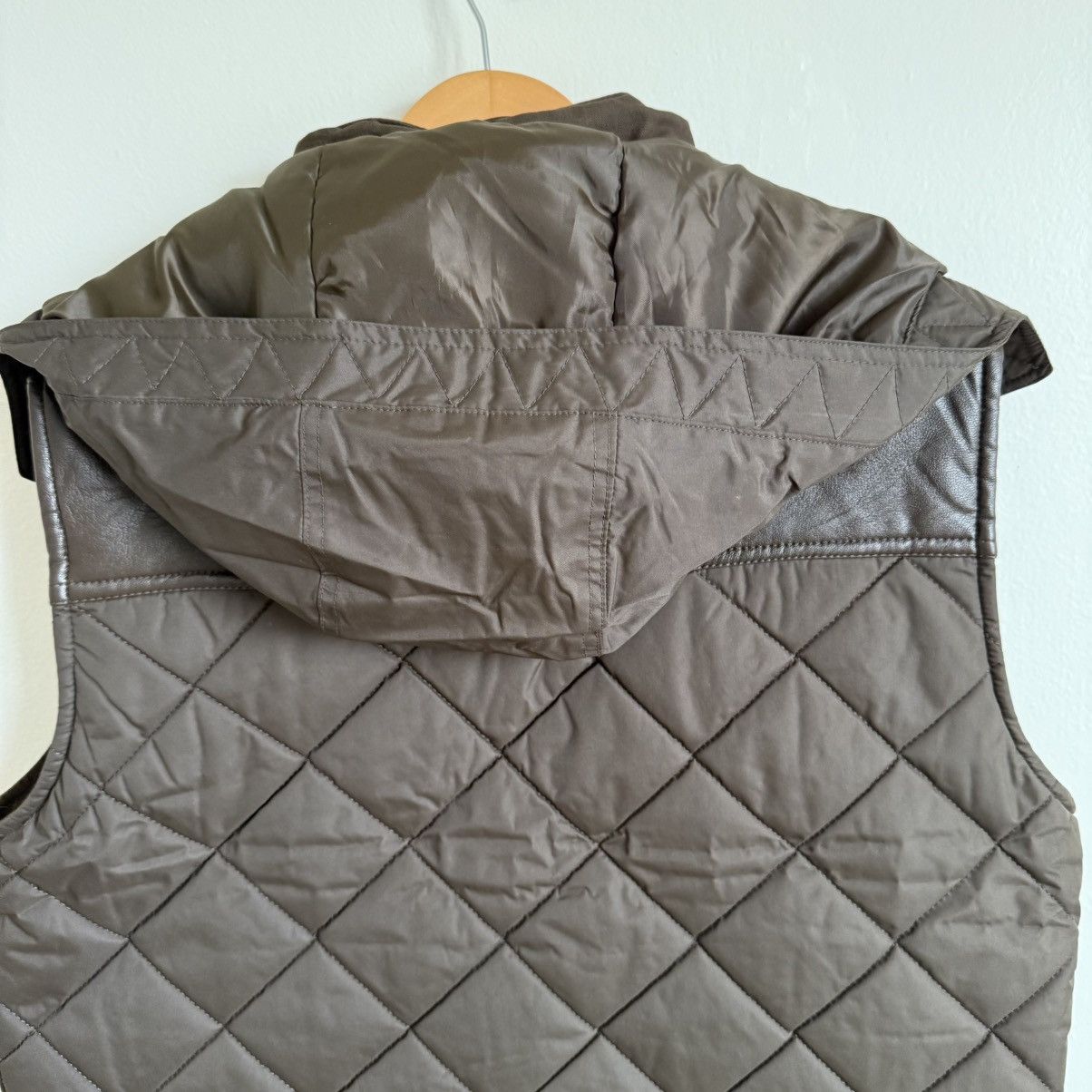 U.S. Polo Assn. × Vintage U.S. Polo Assn. Brown Vest Hooded Western Faux Leather Trim Size US S / EU 44-46 / 1 - 14 Thumbnail