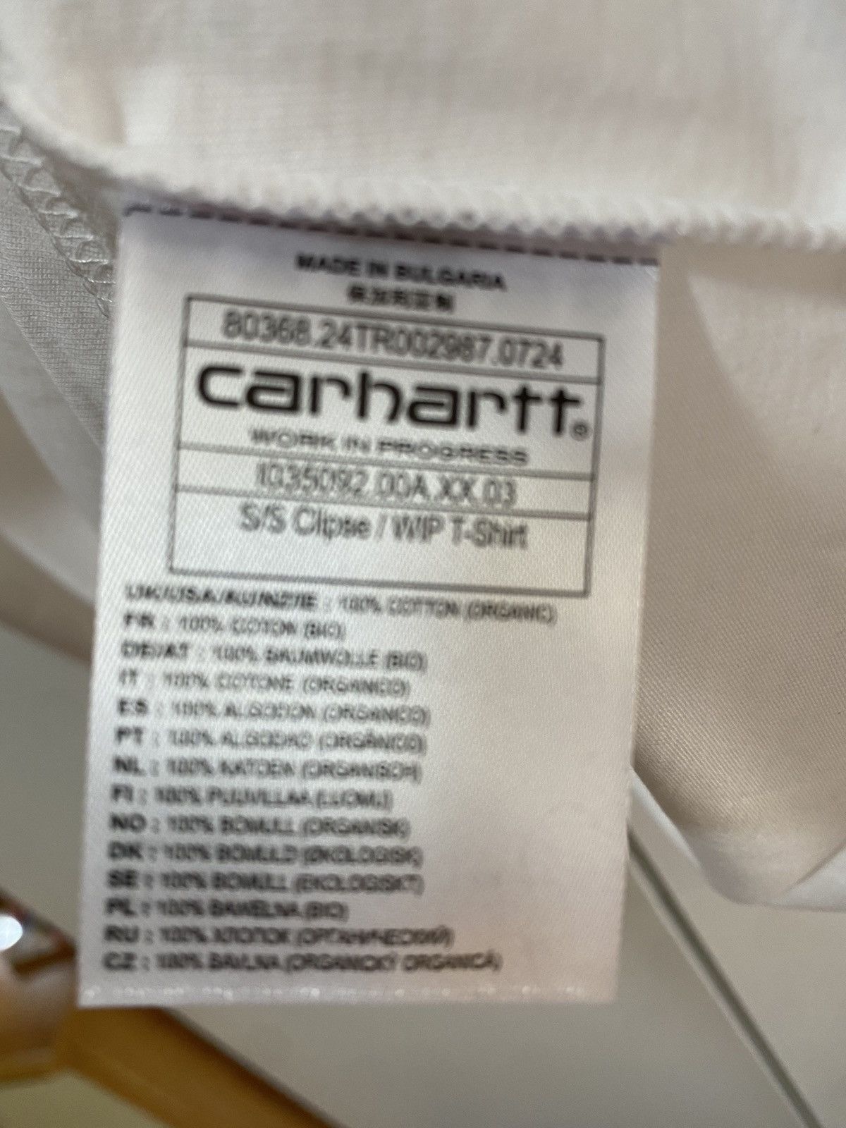 Carhartt Wip T-shirt Carhartt Wip x Clipse size /XXL bianca new Size US XXL / EU 58 / 5 - 9 Thumbnail