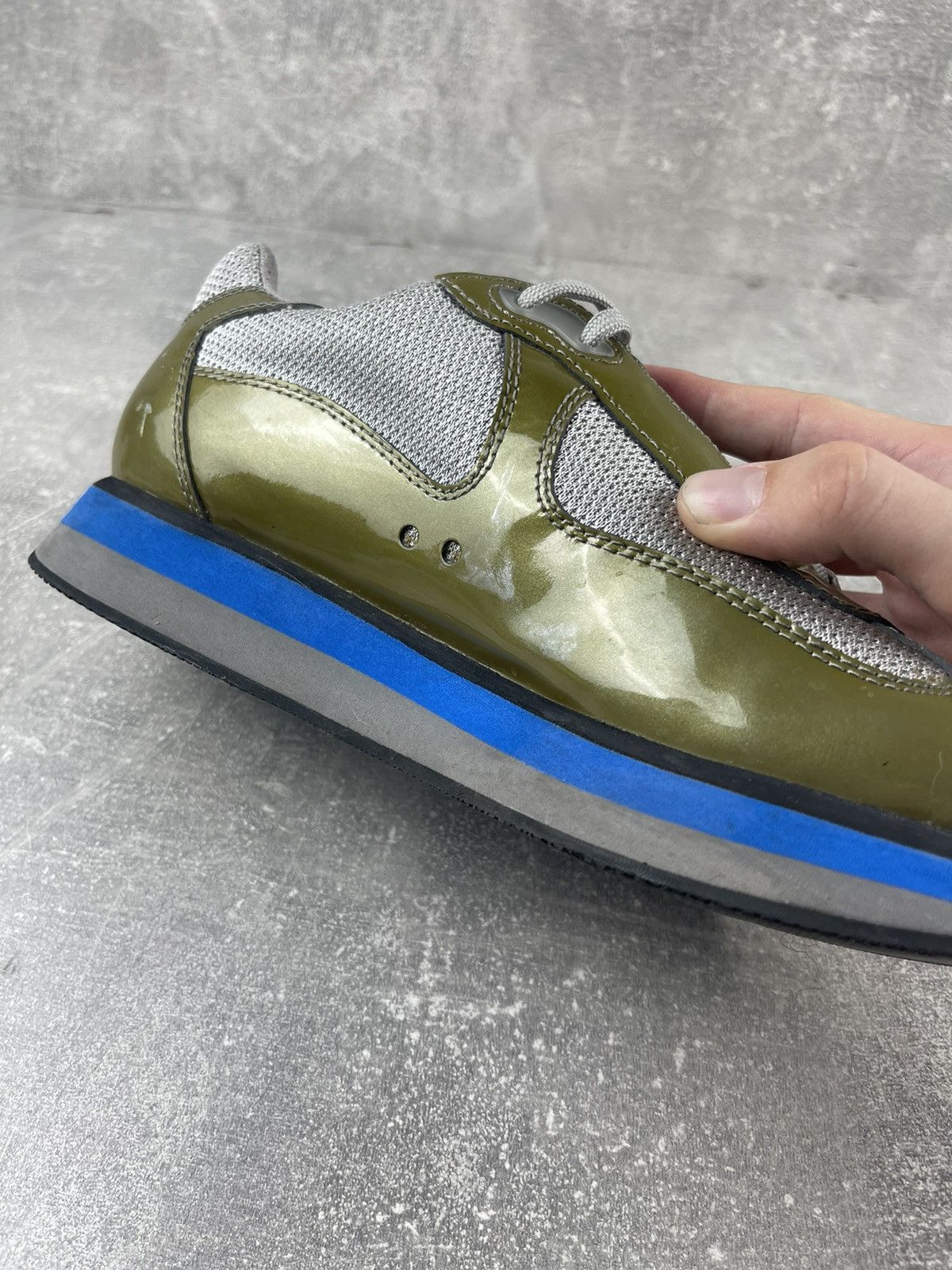Prada × Vintage Prada Vintage Red Tab American Cup Platform Sneakers Size US 5.5 / IT 35.5 - 11 Thumbnail