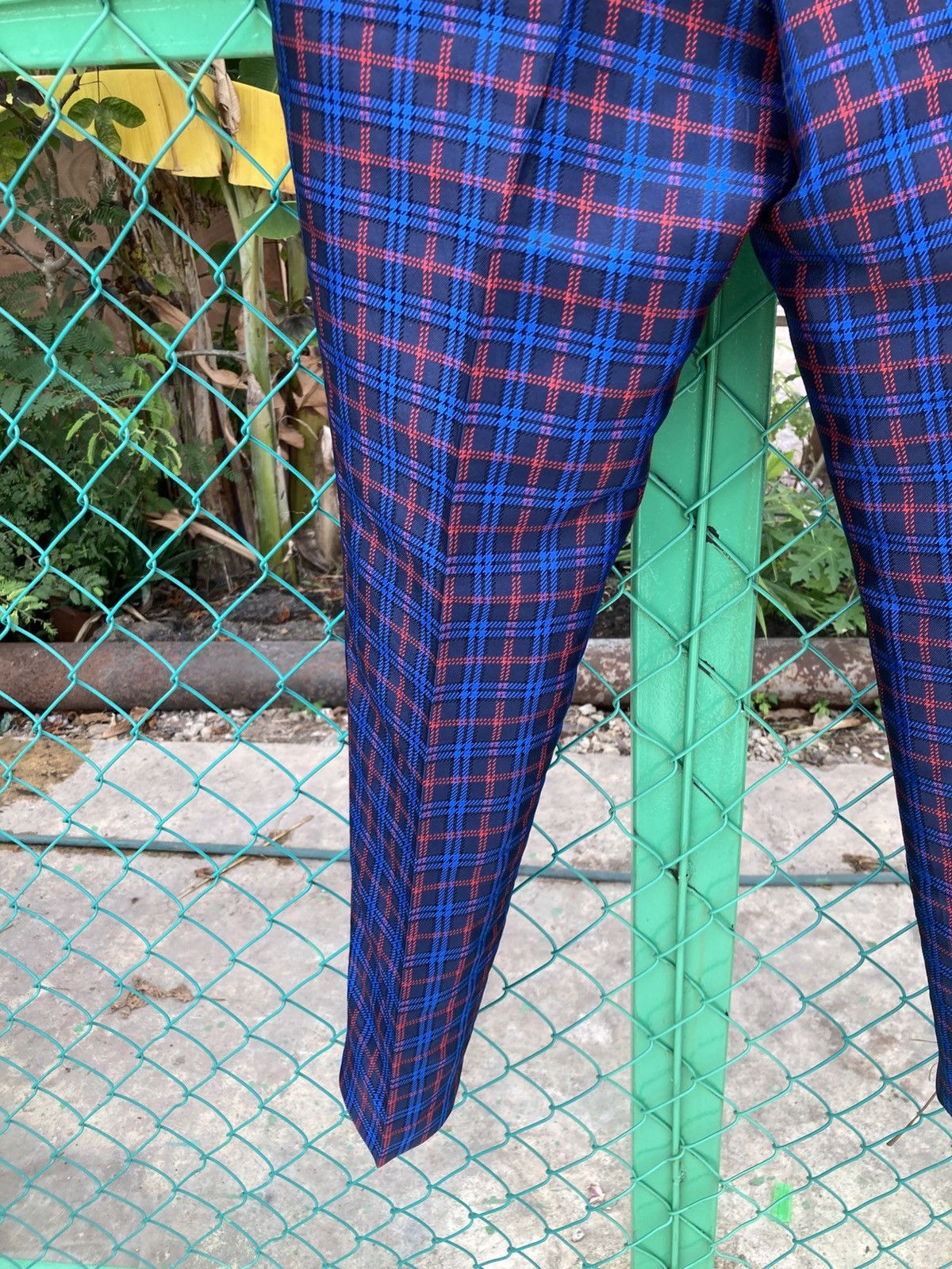 Tsumori Chisato Tsumori Chisato Tartan Plaid Tapered Trousers Size US 31 - 6 Thumbnail