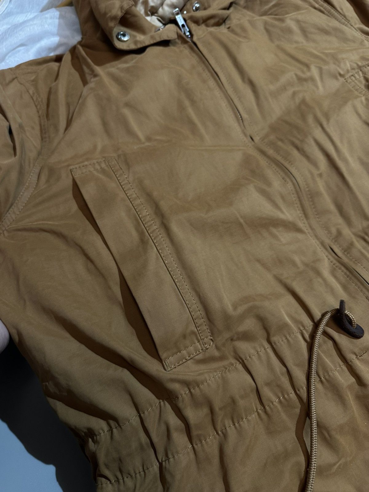 Acne Studios ACNE Tan Puffer Parka Coat Detachable HoodPaddedQuiltedLiner Size S / US 4 / IT 40 - 15 Thumbnail