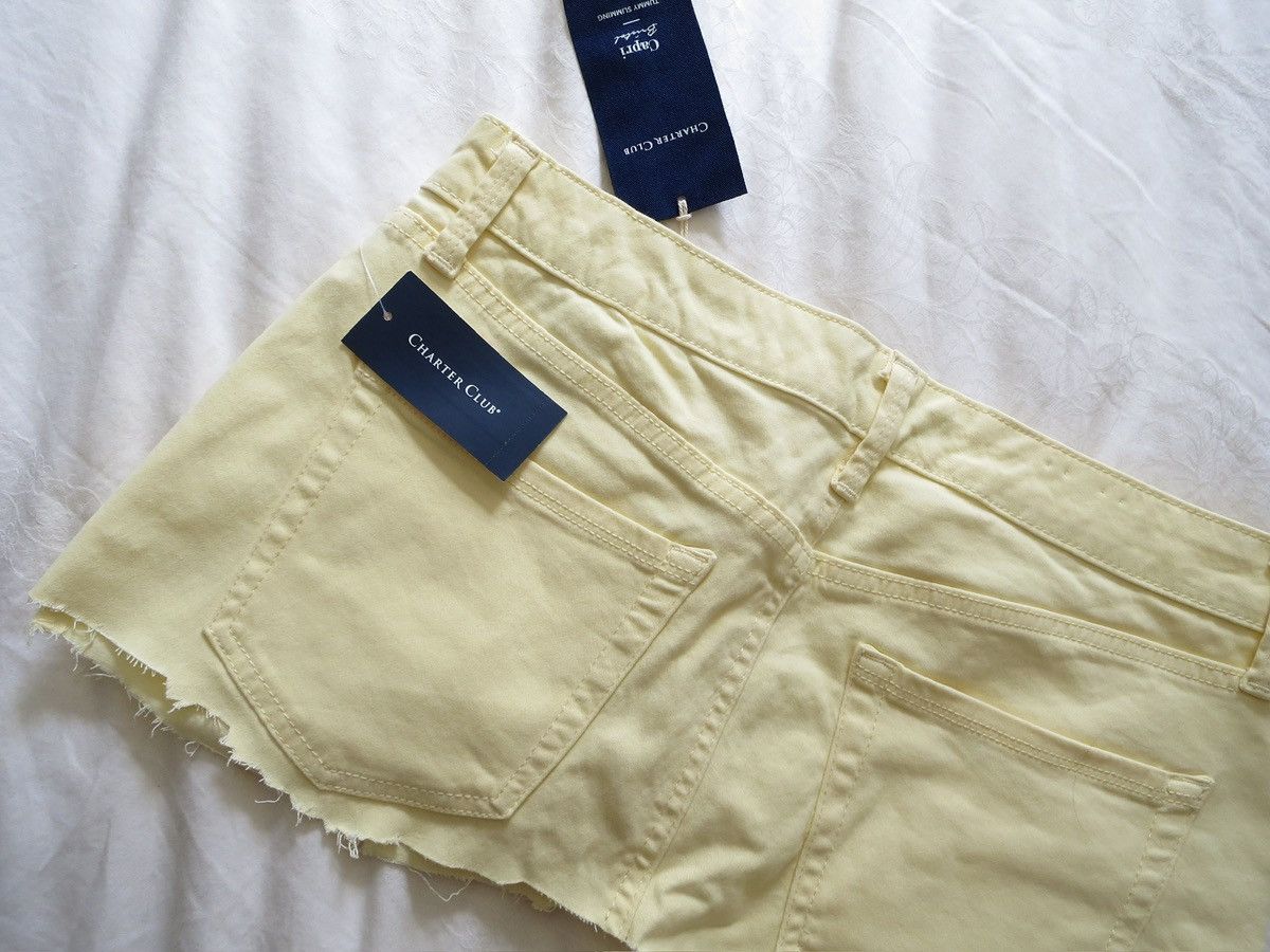 Abercrombie & Fitch pastel yellow denim mini skirt Size 30" / US 8 / IT 44 - 3 Thumbnail