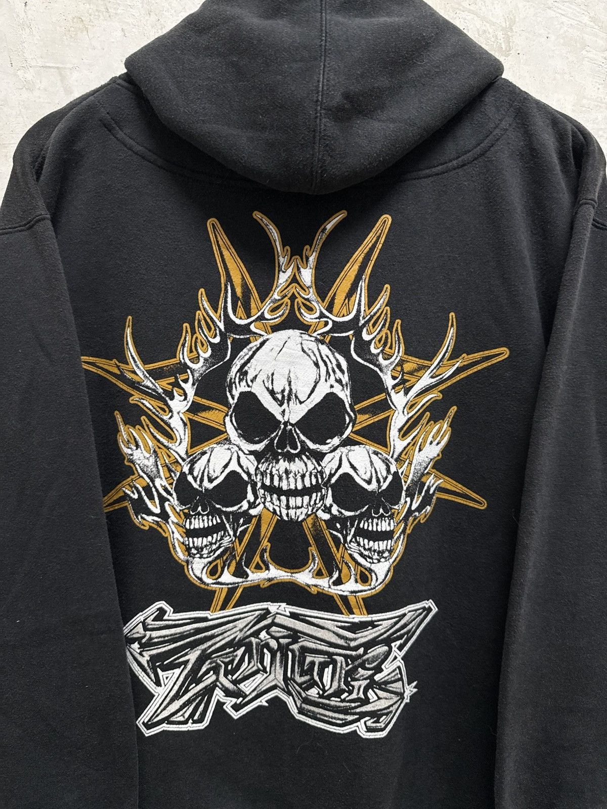 Beauty Beast 2000s Archival GriGri Skull Skate Hoodie Size US M / EU 48-50 / 2 - 2 Thumbnail