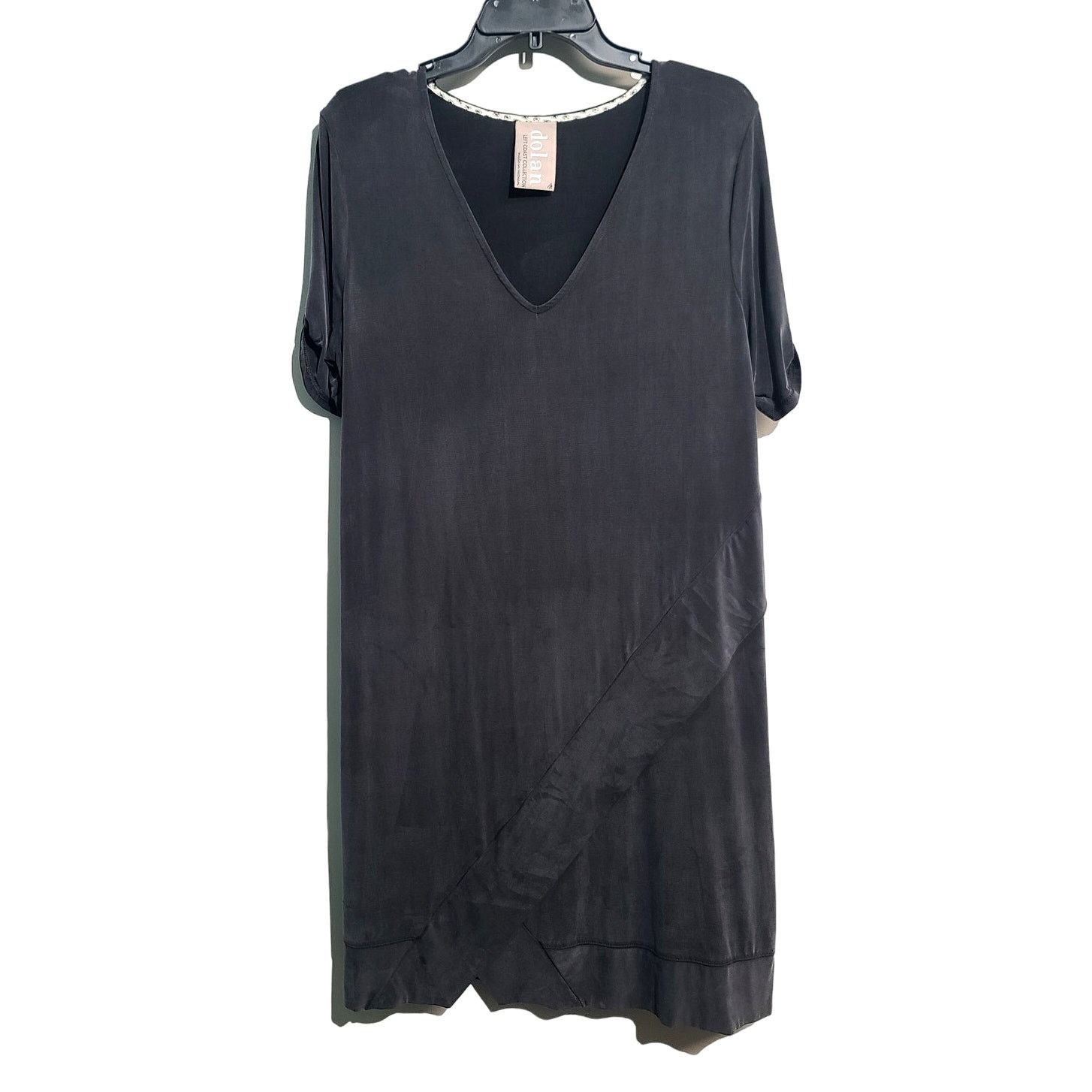 Anthropologie Anthro Dolan Cupro V Neck Shift Dress Size M / US 6-8 / IT 42-44 - 1 Thumbnail