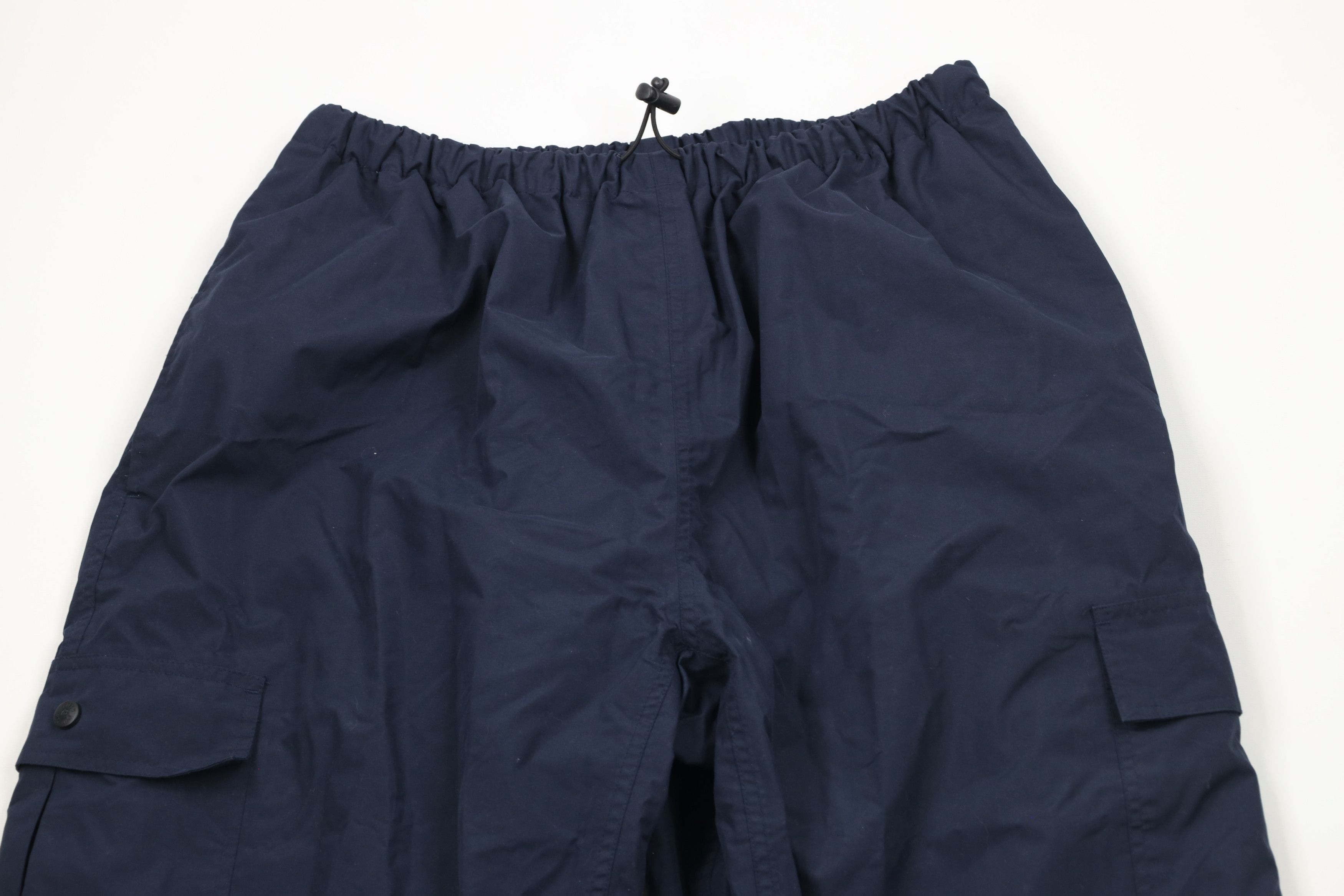Vintage Vintage 90s Streetwear Waterproof Wide Leg Rain Pants Blue Size US 36 / EU 52 - 2 Thumbnail