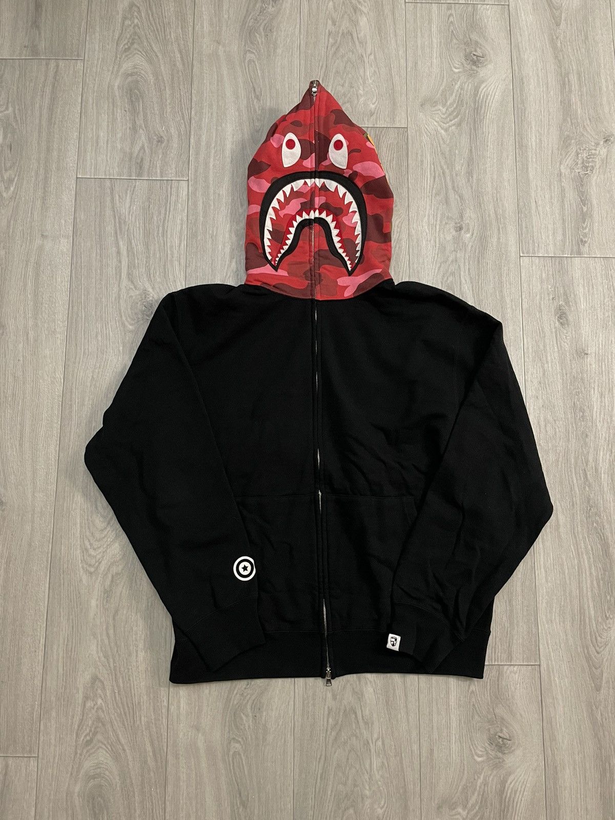 Bape Color Camo Shark Full Zip Hoodie Size US L / EU 52-54 / 3 - 1 Thumbnail