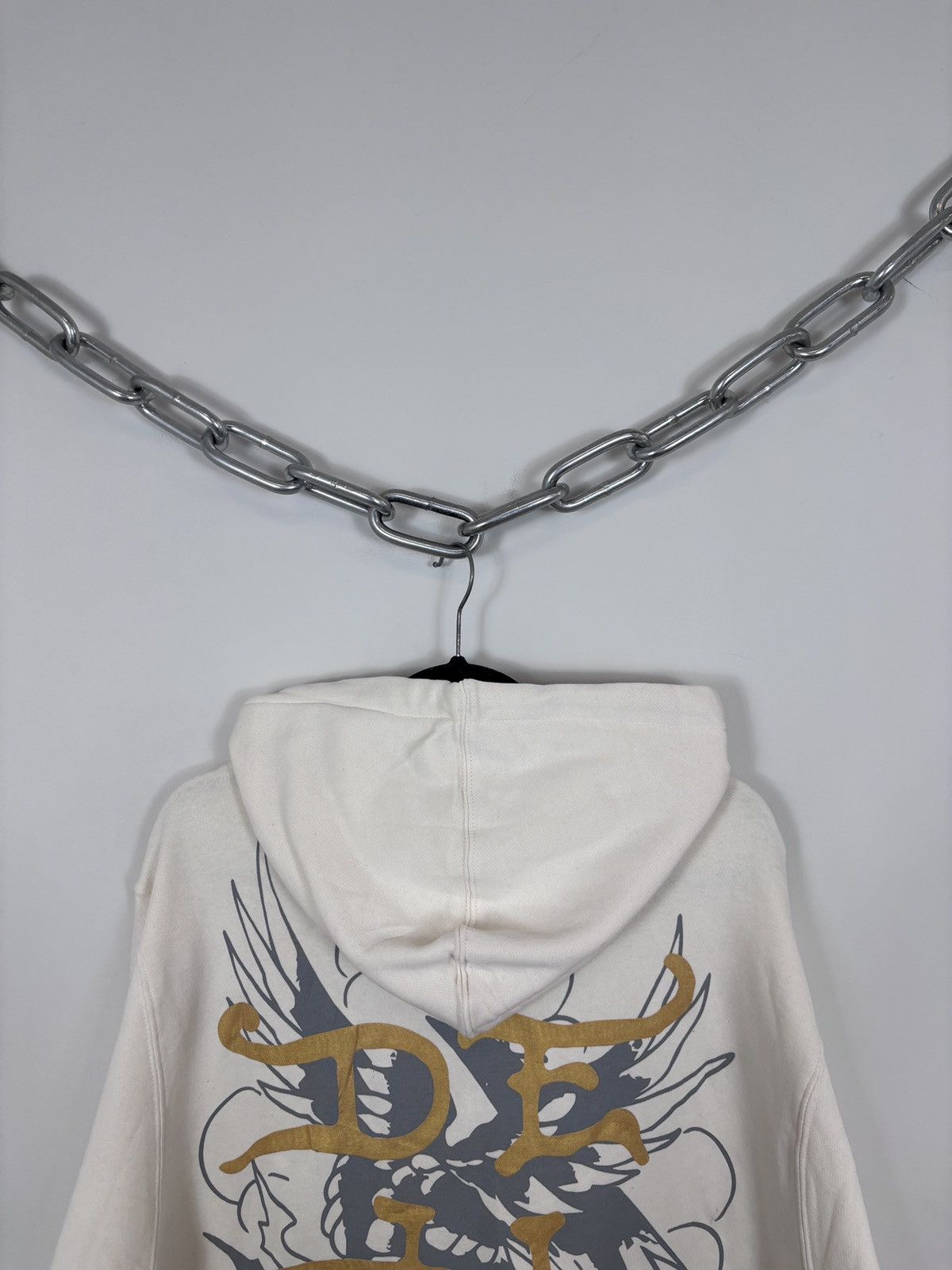 Ed Hardy Ed Hardy NWT Men’s Ivory True Love Tattoo Heart Hoodie Size US XL / EU 56 / 4 - 19 Thumbnail