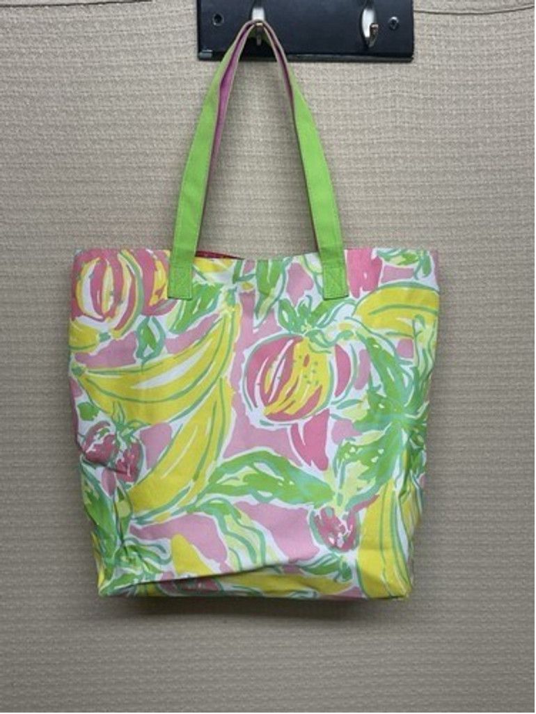 Lilly Pulitzer Lilly Pulitzer for Estee Lauder Women Size L Tote Beach Bag Size ONE SIZE - 12 Thumbnail