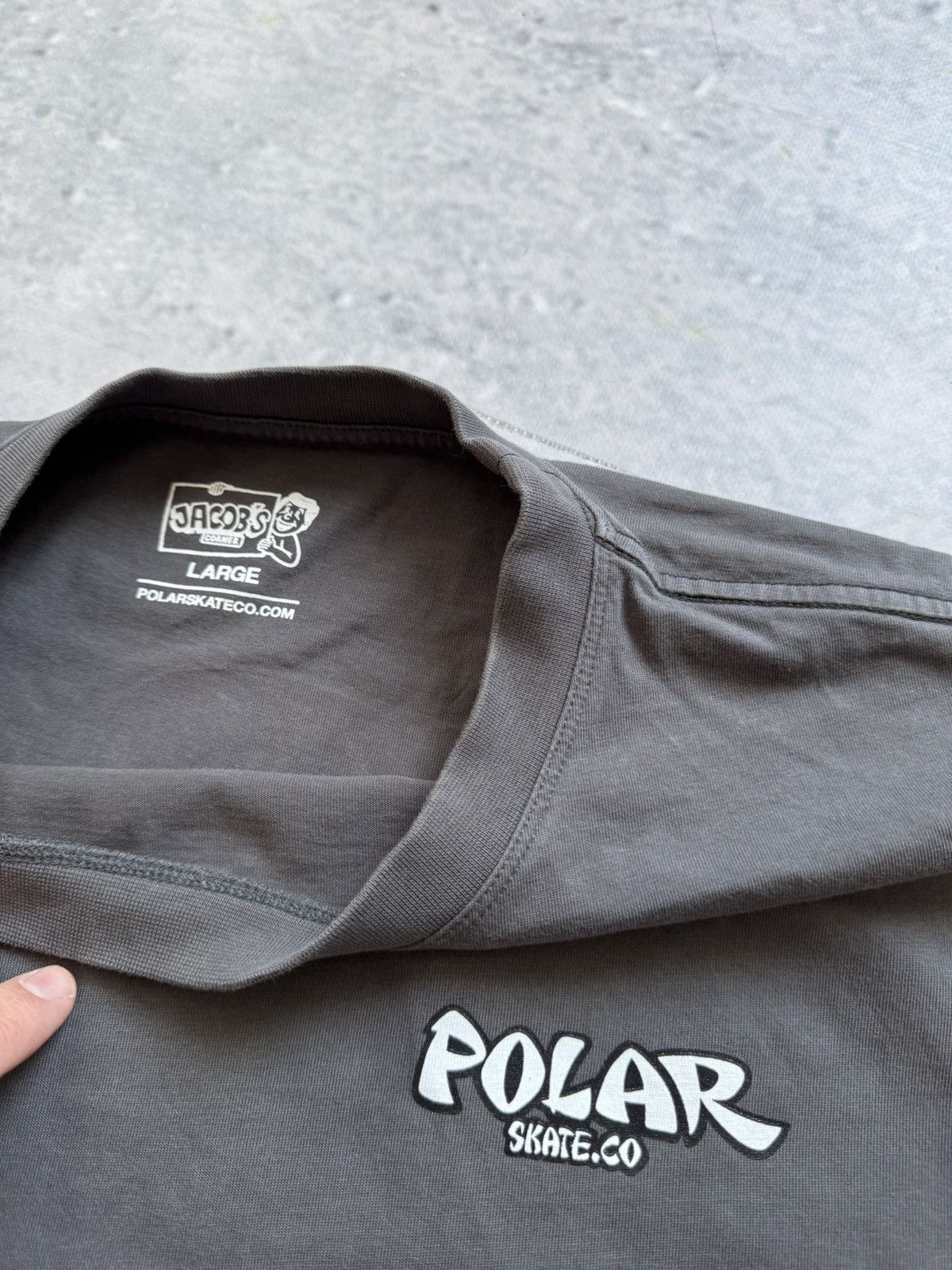 Polar Skate Co. × Vintage Polar skateboarding tee big logo Size US L / EU 52-54 / 3 - 4 Thumbnail