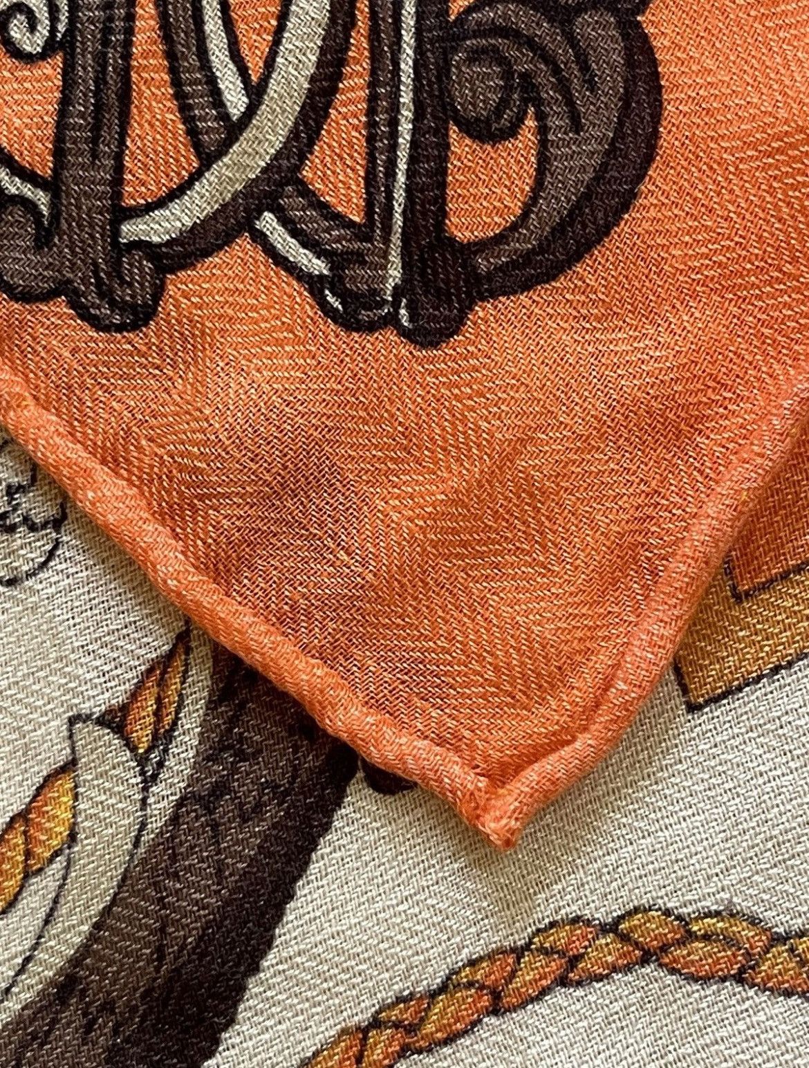 Hermes Hermes Les Cles Blanket Cashmere Scarft Size ONE SIZE - 10 Thumbnail