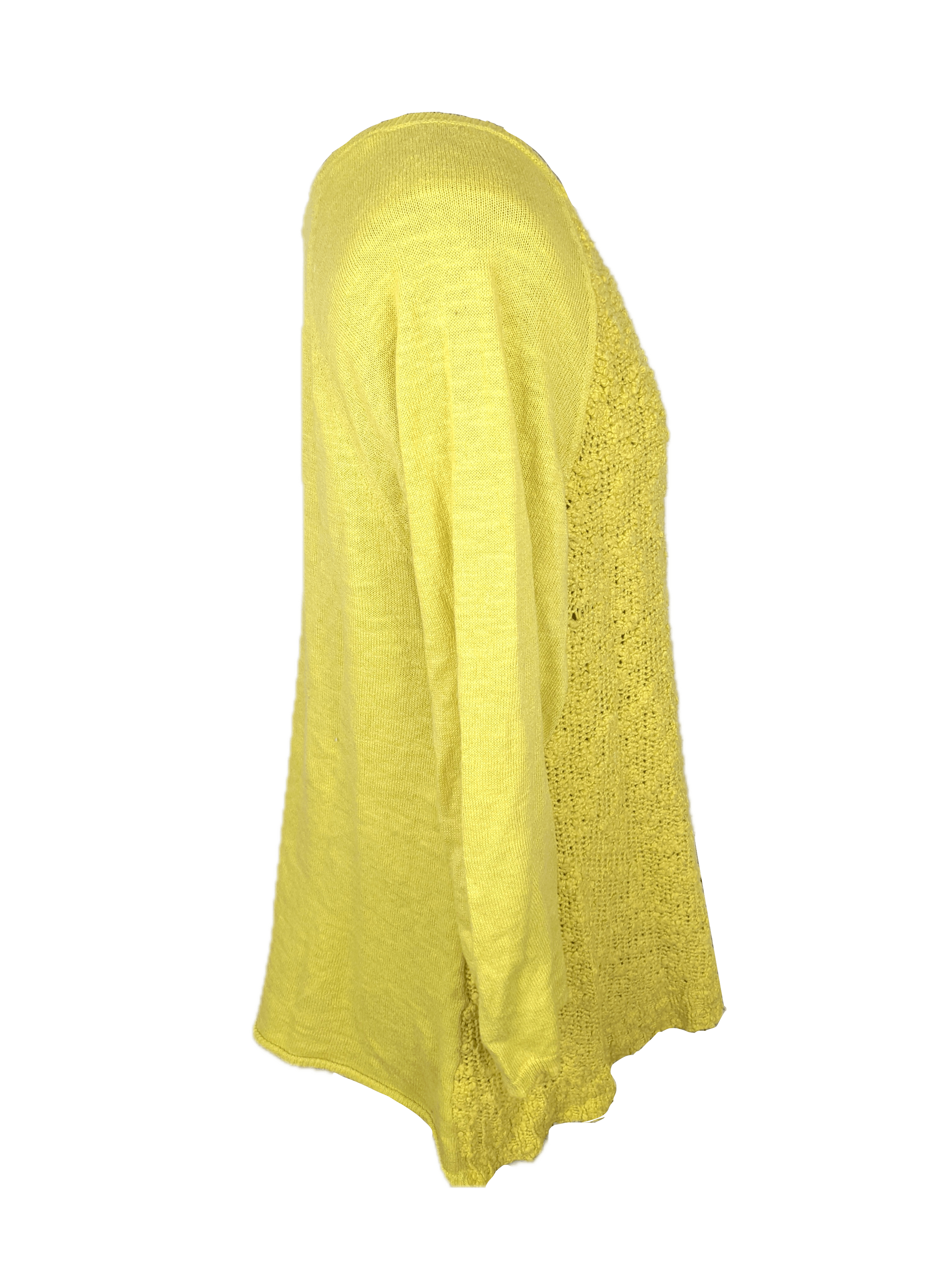 Anthropologie Anthropologie Chartreuse Knit Top Size M / US 6-8 / IT 42-44 - 3 Thumbnail