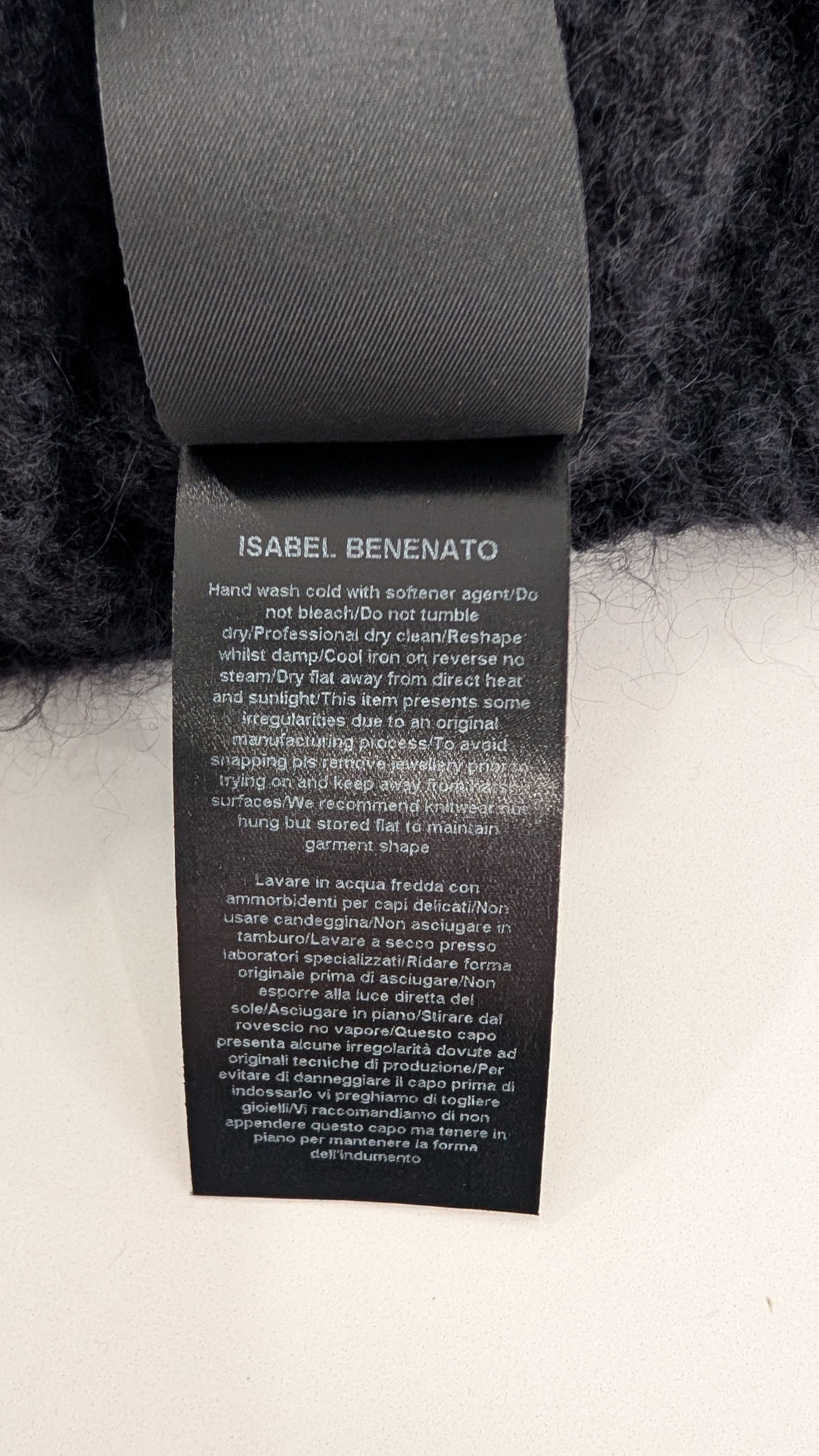 Isabel Benenato Isabel Benenato Black Alpaca Mohair Turtleneck Size M Size M / US 6-8 / IT 42-44 - 12 Thumbnail