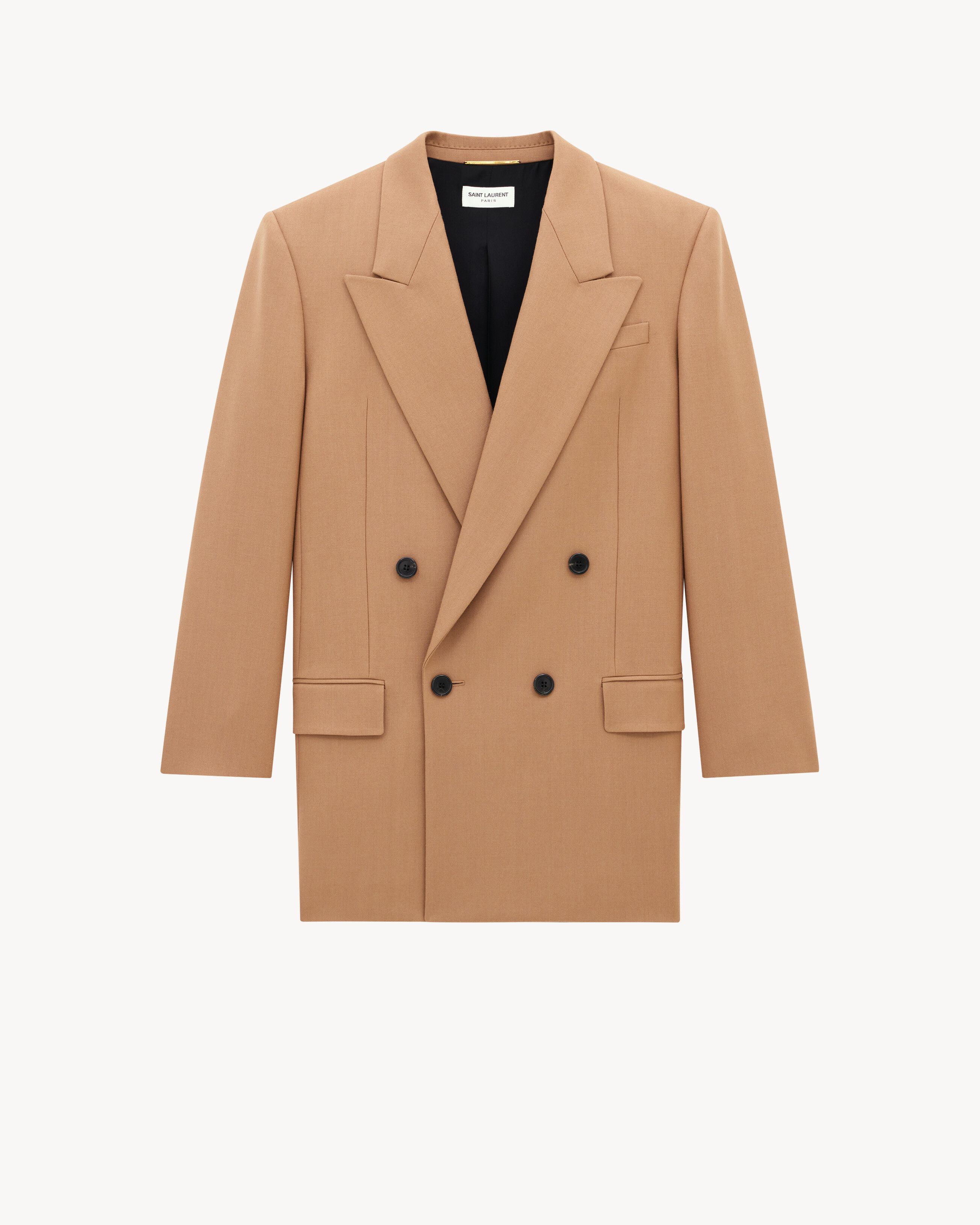 Saint Laurent Paris $3500 Saint Laurent Paris Wool Gabardine Jacket Size M / US 6-8 / IT 42-44 - 1 Thumbnail