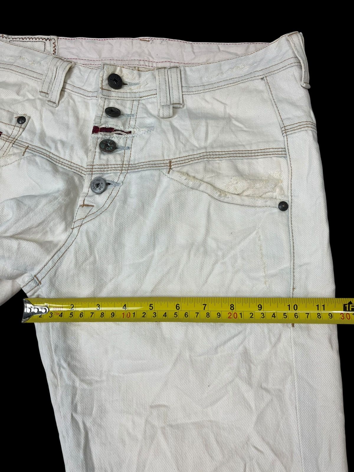 Marithe + Francois Girbaud Vintage Marithe+Francois Girbaud Jeans Straight Cut Size US 31 - 7 Thumbnail